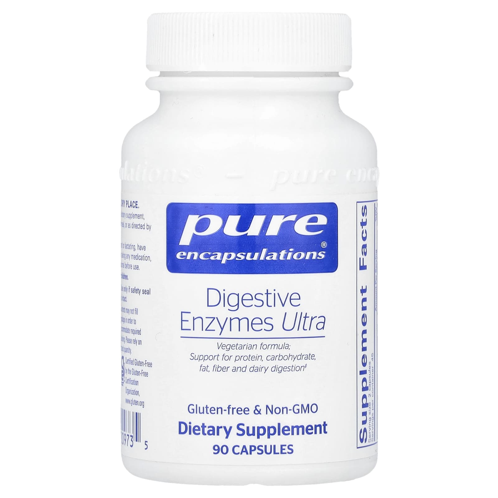 Pure Encapsulations Digestive Enzymes Ultra – 90 gélules — Tunisie