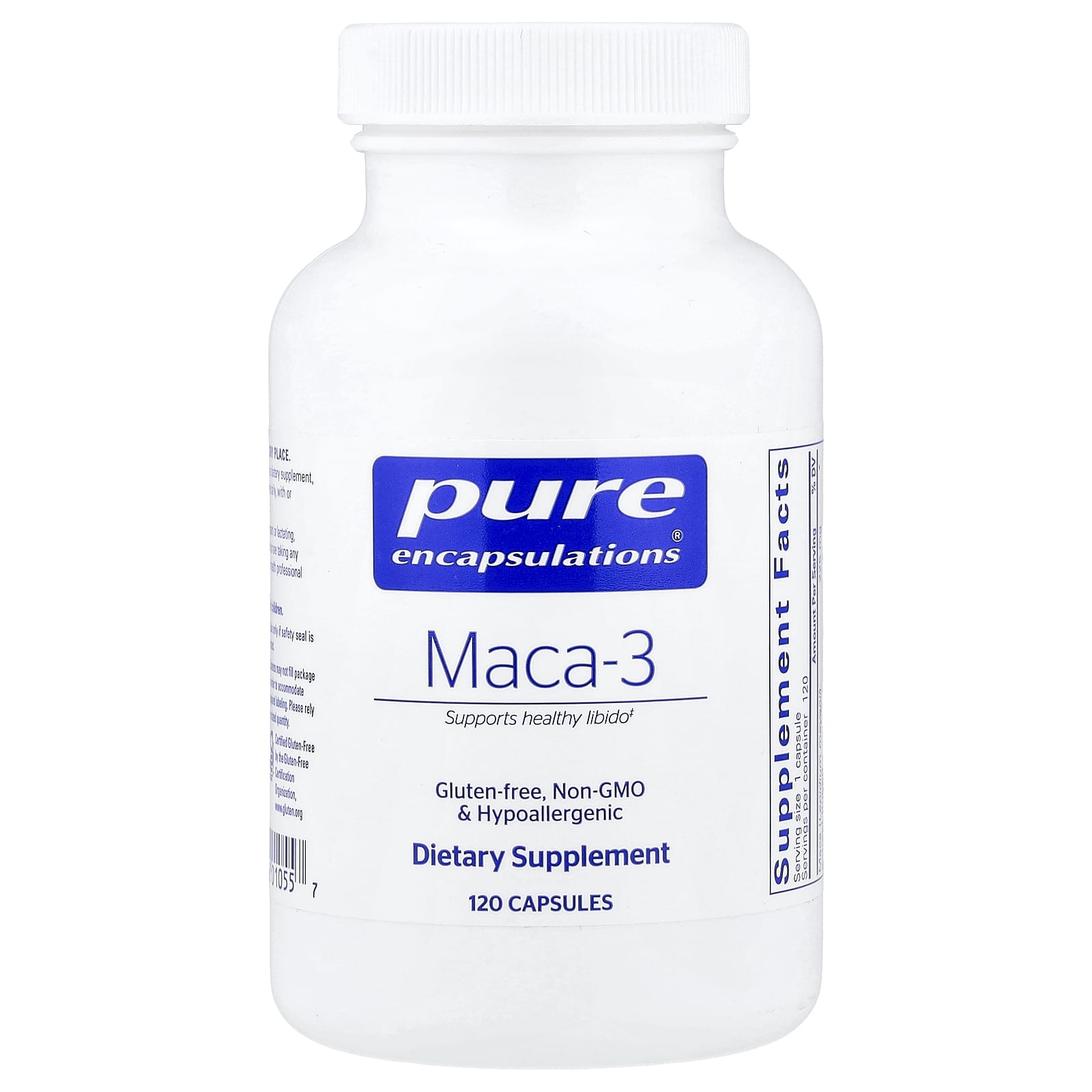 Pure Encapsulations Maca-3 – 120 gélules — Tunisie