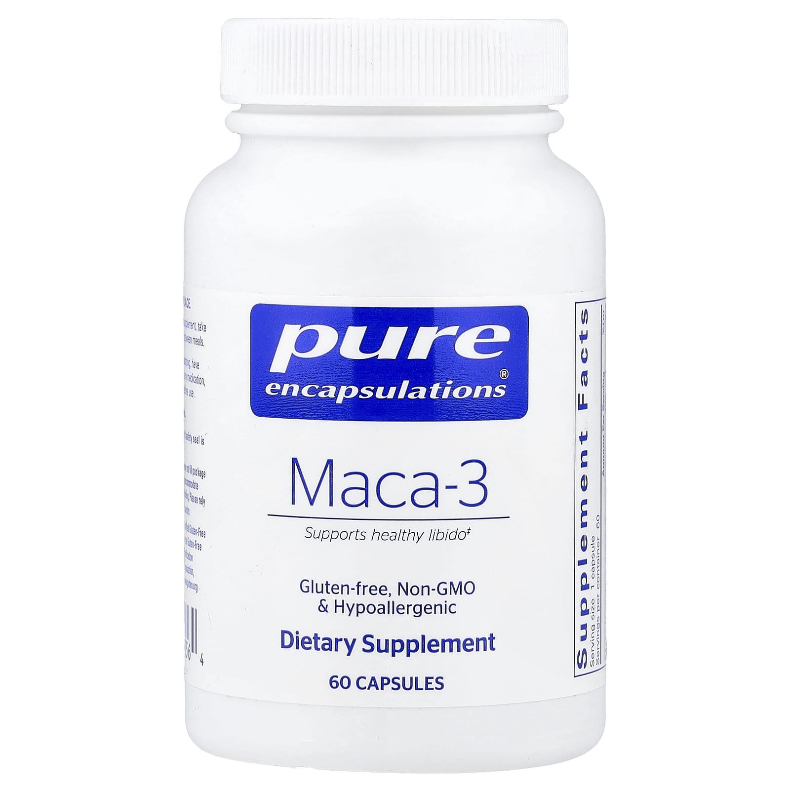 Pure Encapsulations Maca-3 – 60 gélules — Tunisie