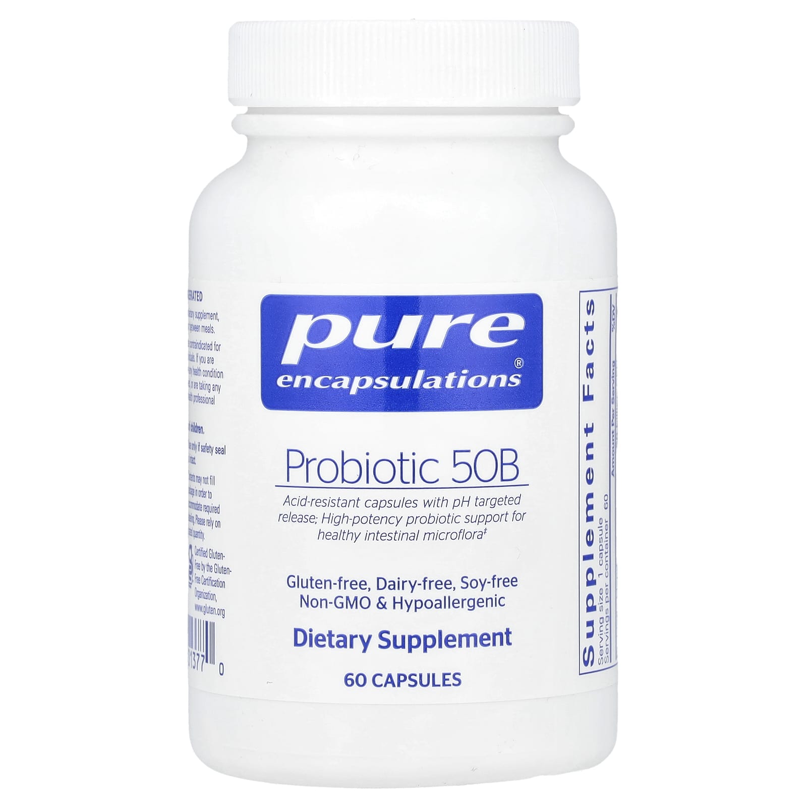 Pure Encapsulations Probiotic 50B – 60 gélules — Tunisie