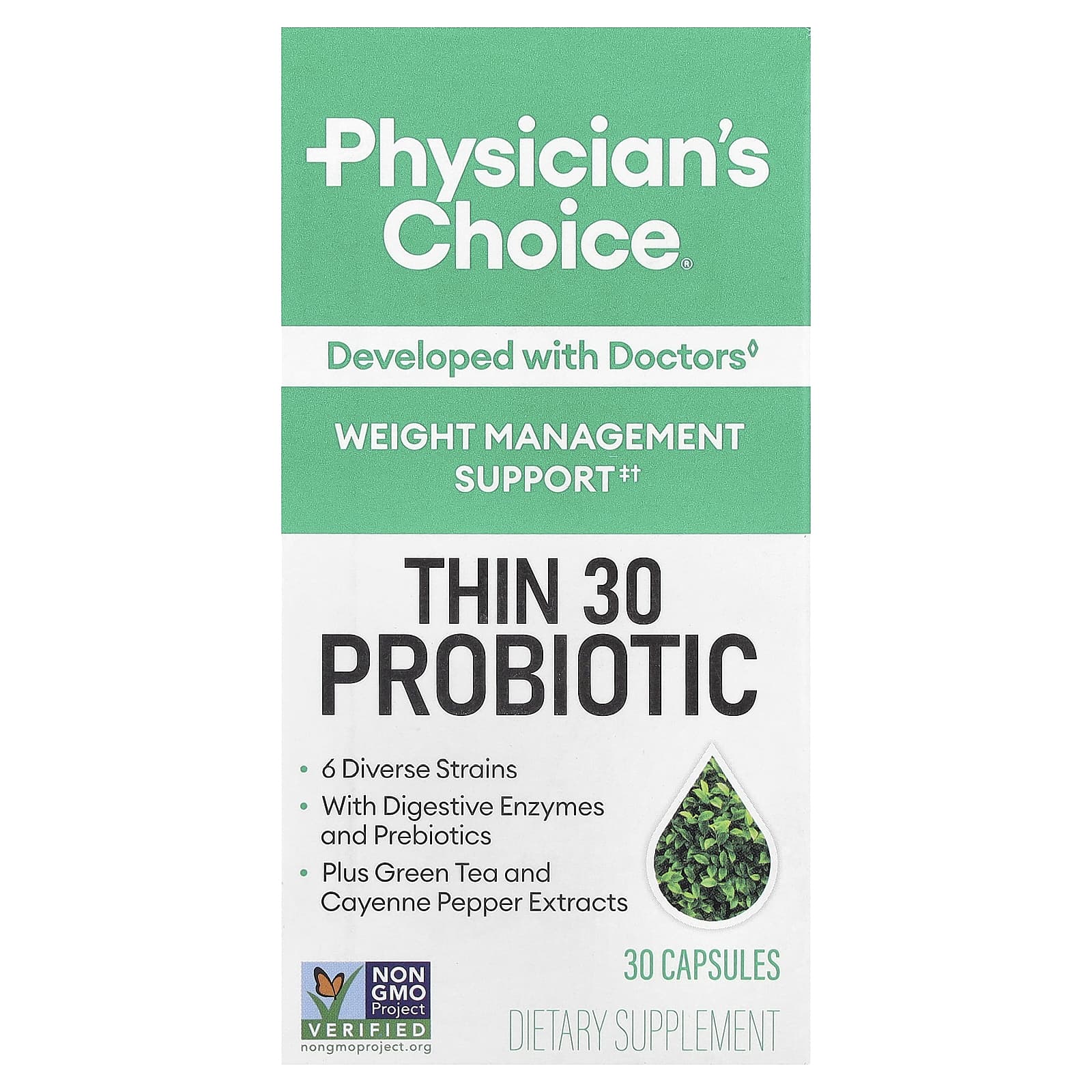 Physician's Choice Thin 30 Probiotic – 30 gélules — Tunisie