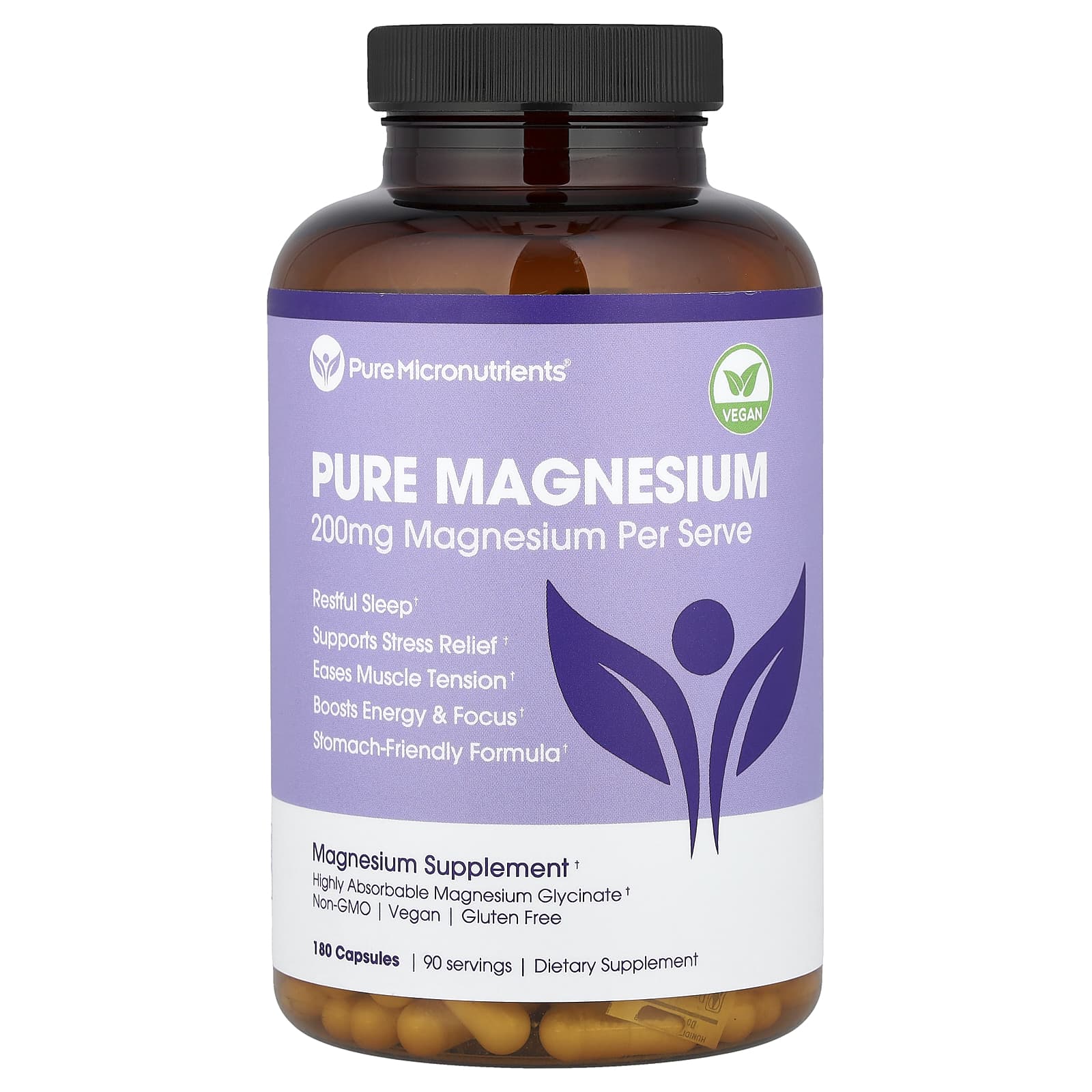 Pure Micronutrients Pure Magnesium – 180 gélules — Tunisie