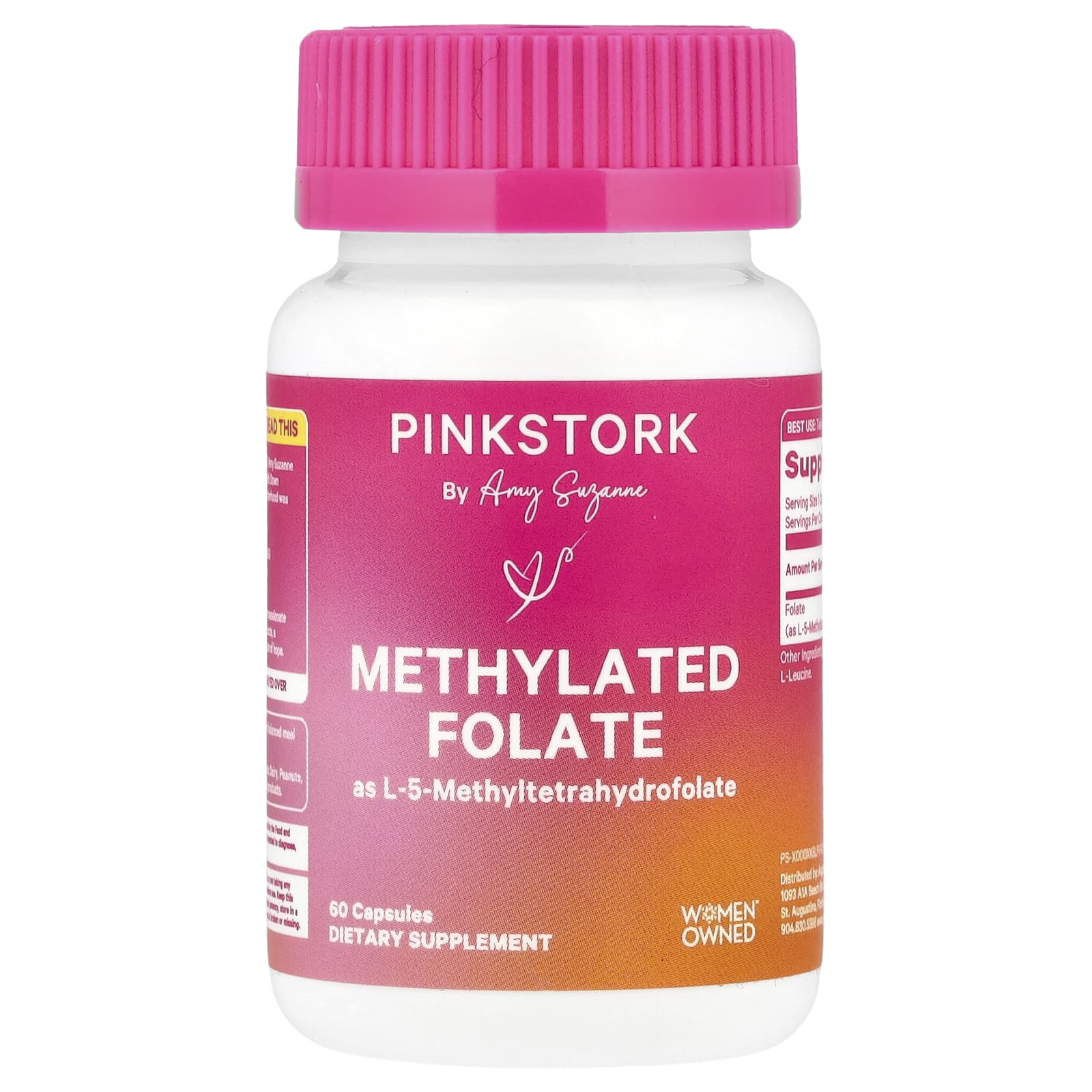Pink Stork Methylated Folate – 60 gélules — Tunisie