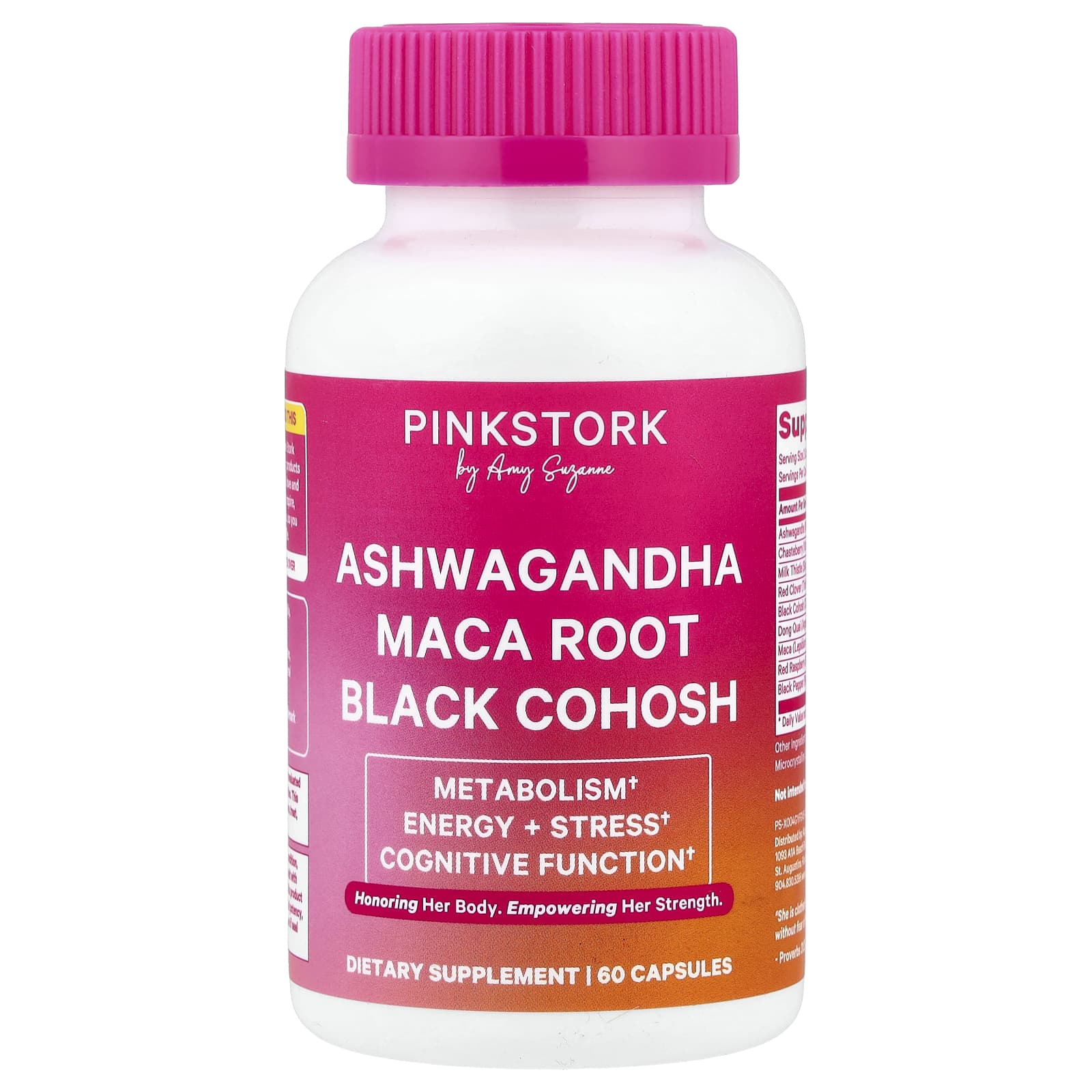 Pink Stork Ashwagandha Maca Root Black Cohosh – 60 gélules — Tunisie