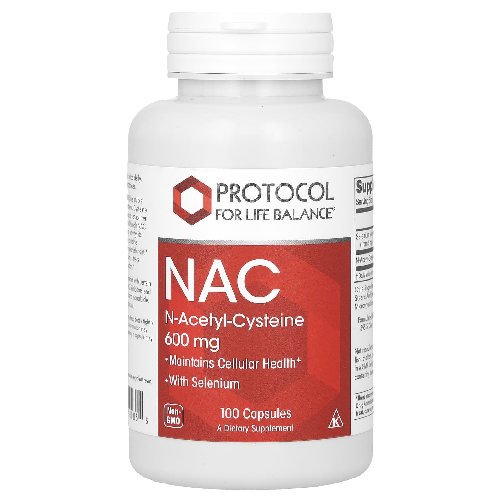 Protocol for Life Balance NAC (N-Acetyl-Cysteine) – 100 gélules végétales — Tunisie