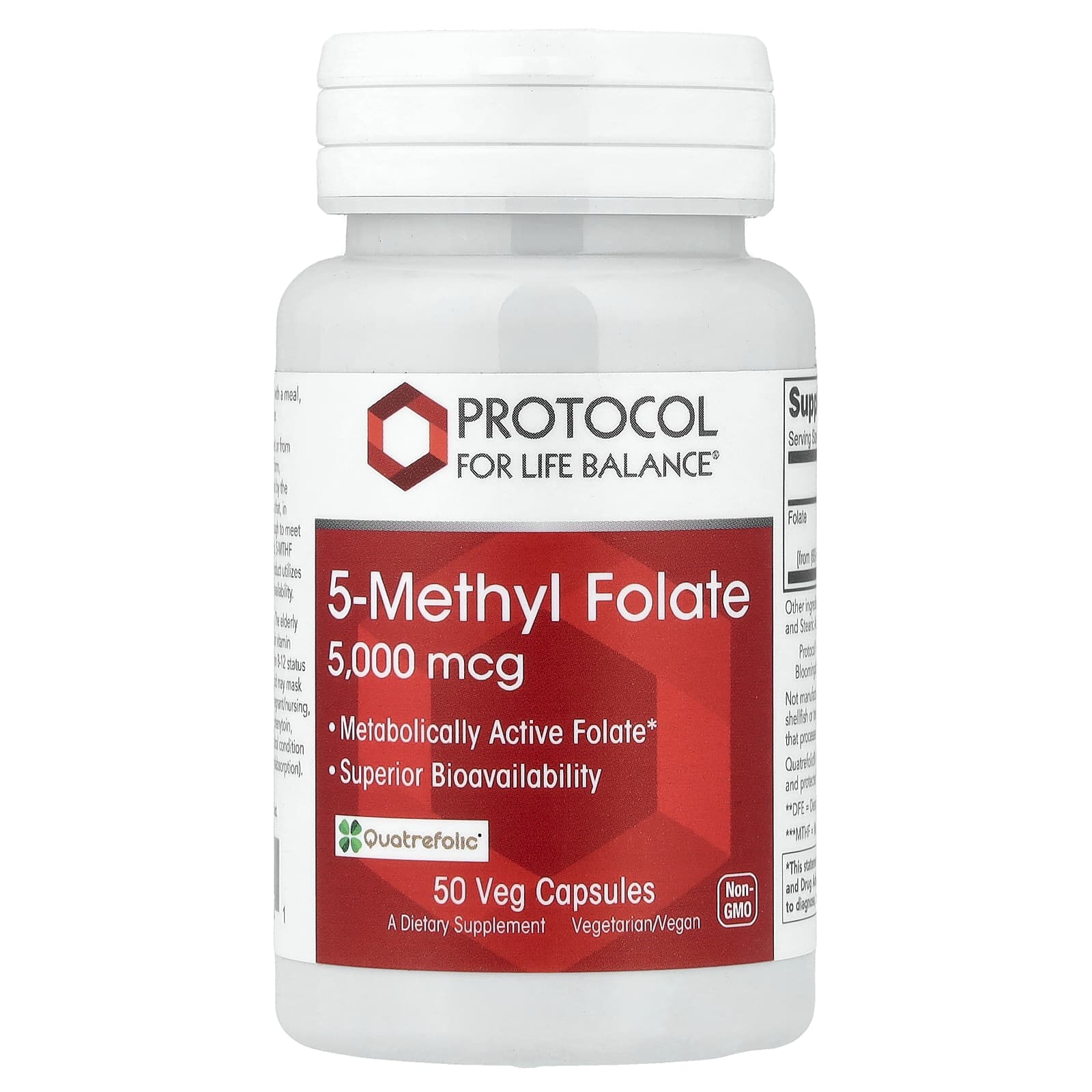Protocol for Life Balance 5-Methyl Folate – 50 gélules végétales — Tunisie