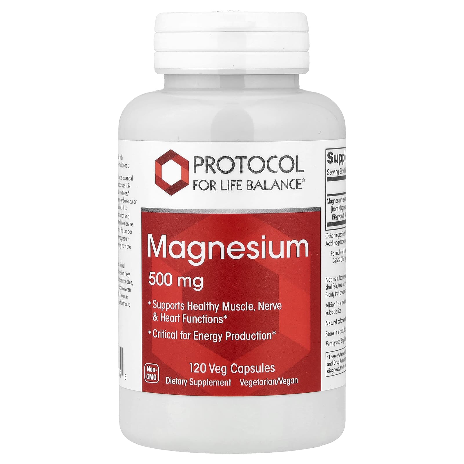 Protocol for Life Balance Magnesium – 120 gélules végétales — Tunisie