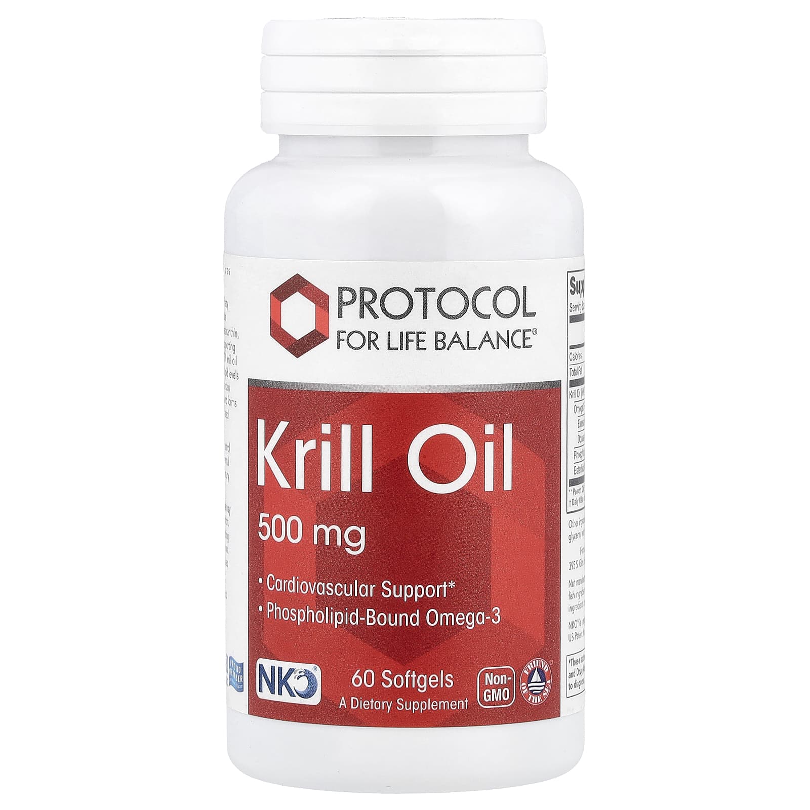 Protocol for Life Balance Krill Oil – 500 mg – 60 capsules molles — Tunisie