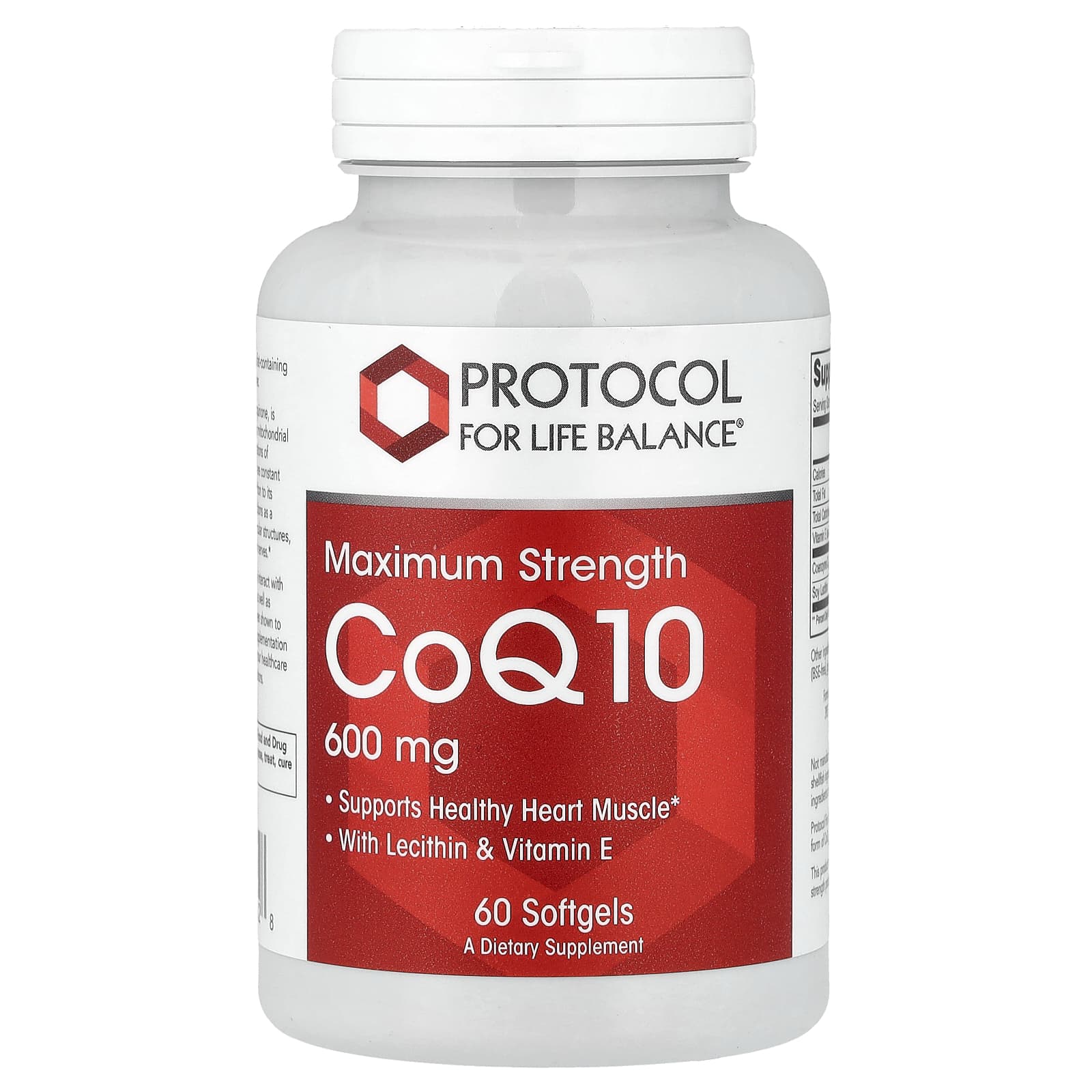 Protocol for Life Balance CoQ10, Maximum Strength – 60 capsules molles — Tunisie