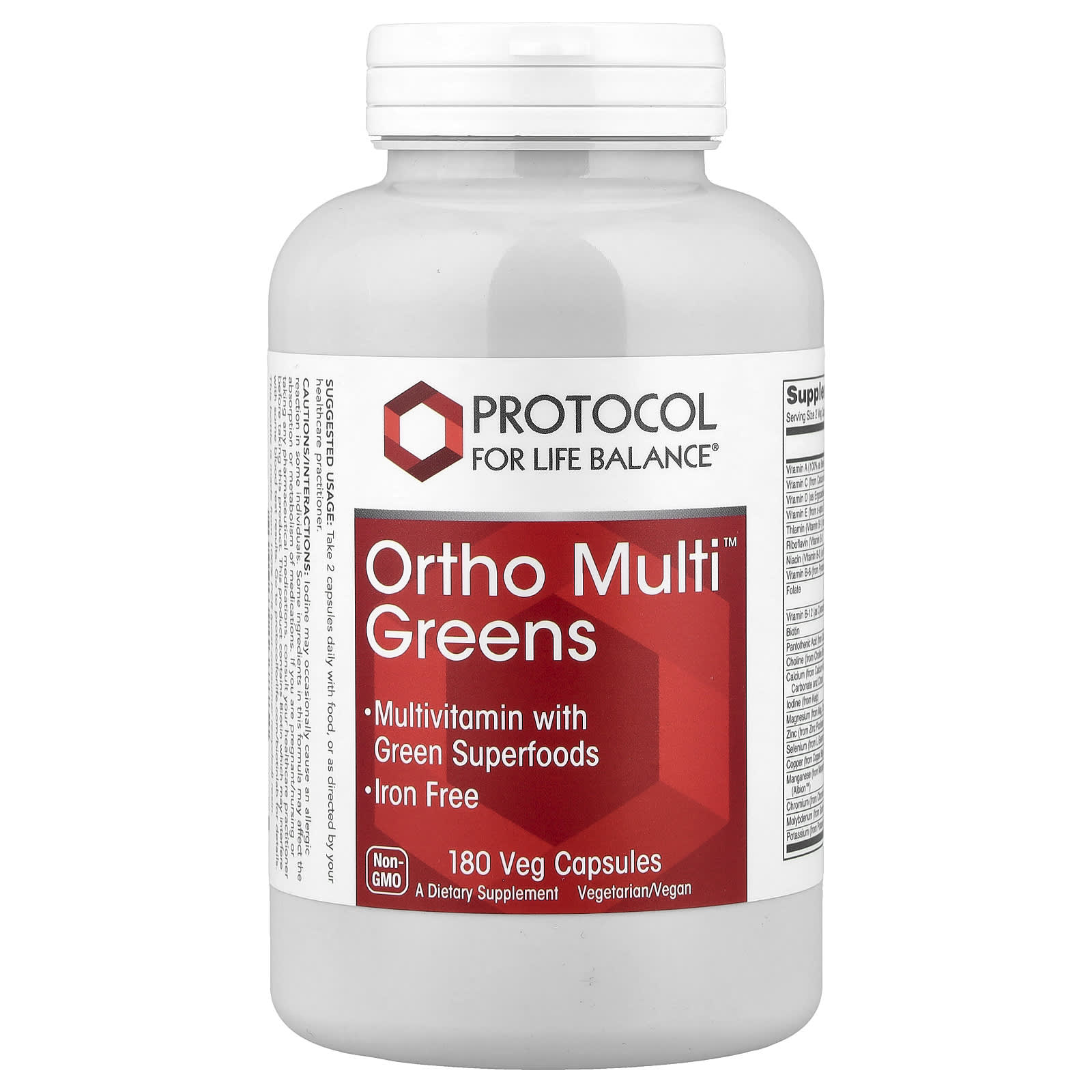 Protocol for Life Balance Ortho Multi Greens – 180 gélules végétales — Tunisie