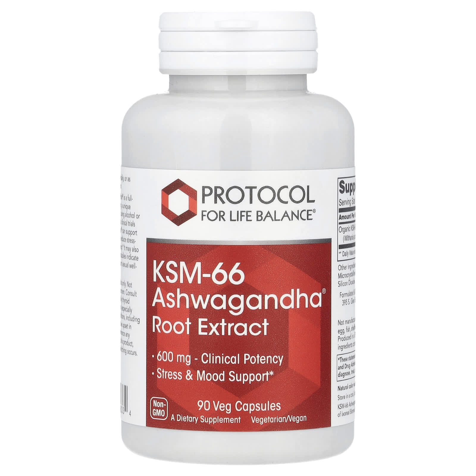Protocol for Life Balance KSM-66 Ashwagandha Root Extract – 90 gélules végétales — Tunisie