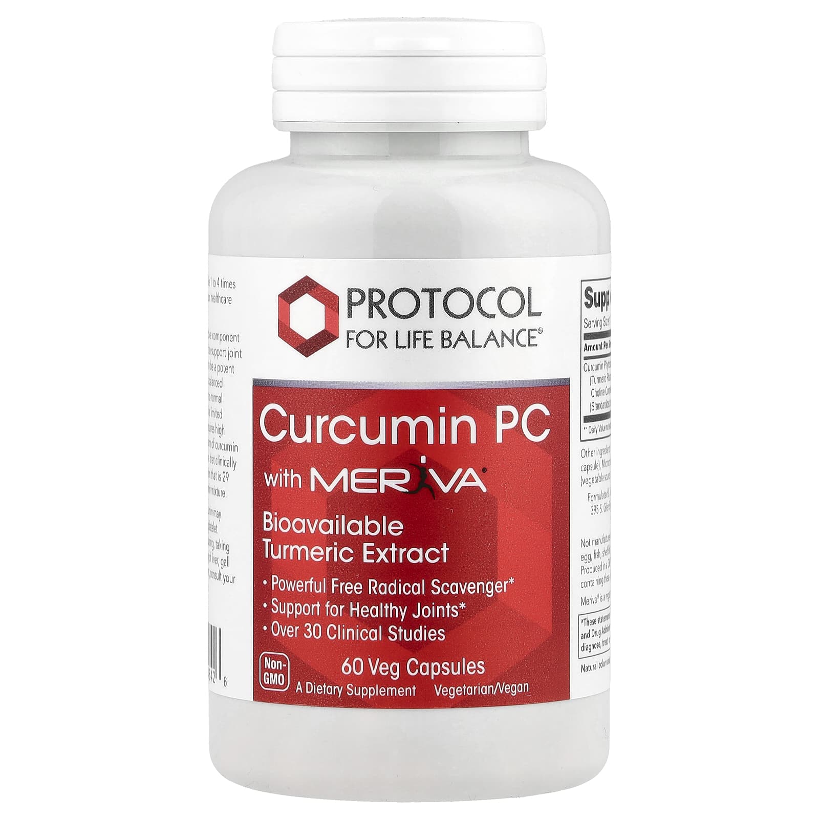 Protocol for Life Balance Curcumin PC With Meriva – 60 gélules végétales — Tunisie