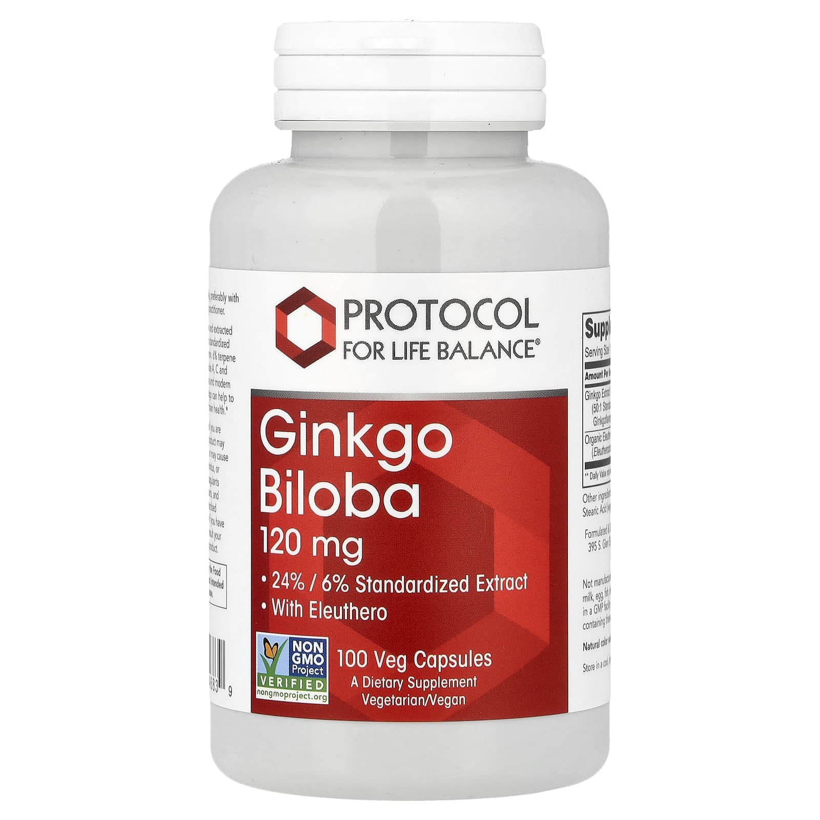 Protocol for Life Balance Ginkgo Biloba – 100 gélules végétales — Tunisie