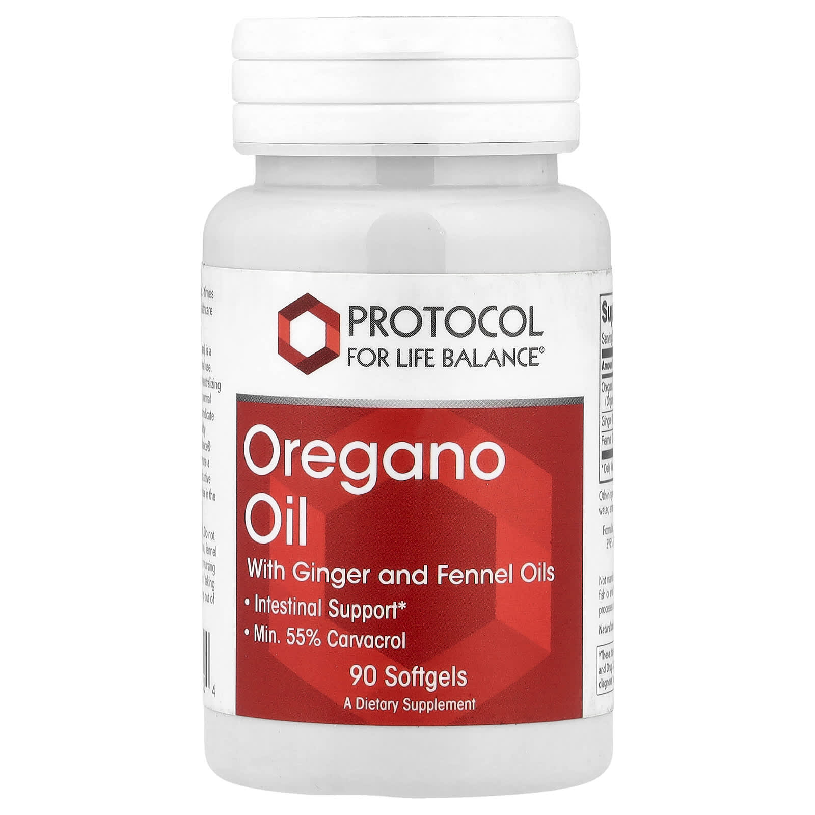 Protocol for Life Balance Oregano Oil with Ginger and Fennel Oils – 90 capsules molles — Tunisie