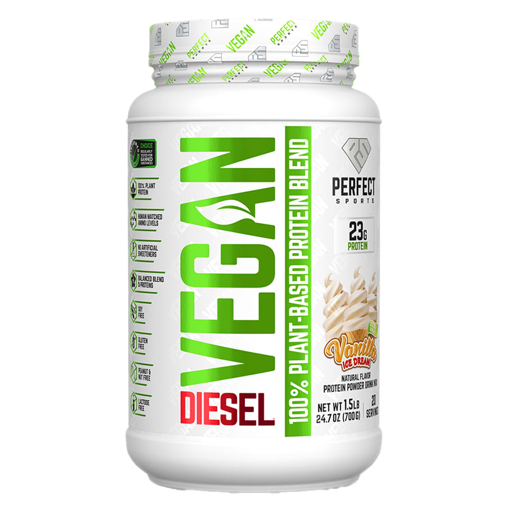 PERFECT Sports Vegan Diesel – Vanilla Ice Cream – 700 g — Tunisie