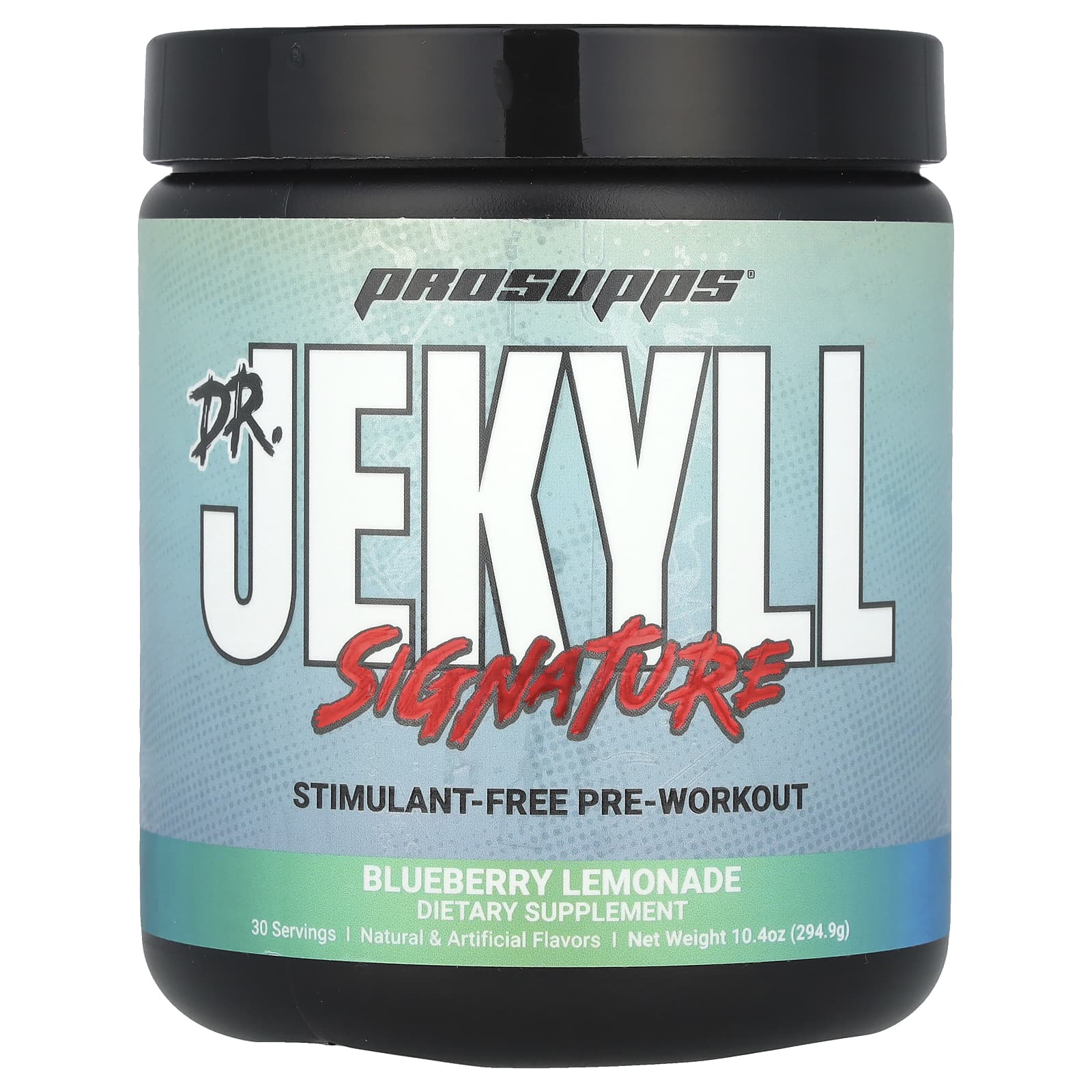 ProSupps Dr. Jekyll Signature, Stimulant-Free Pre-Workout – Blueberry Lemonade – 294,9 g — Tunisie