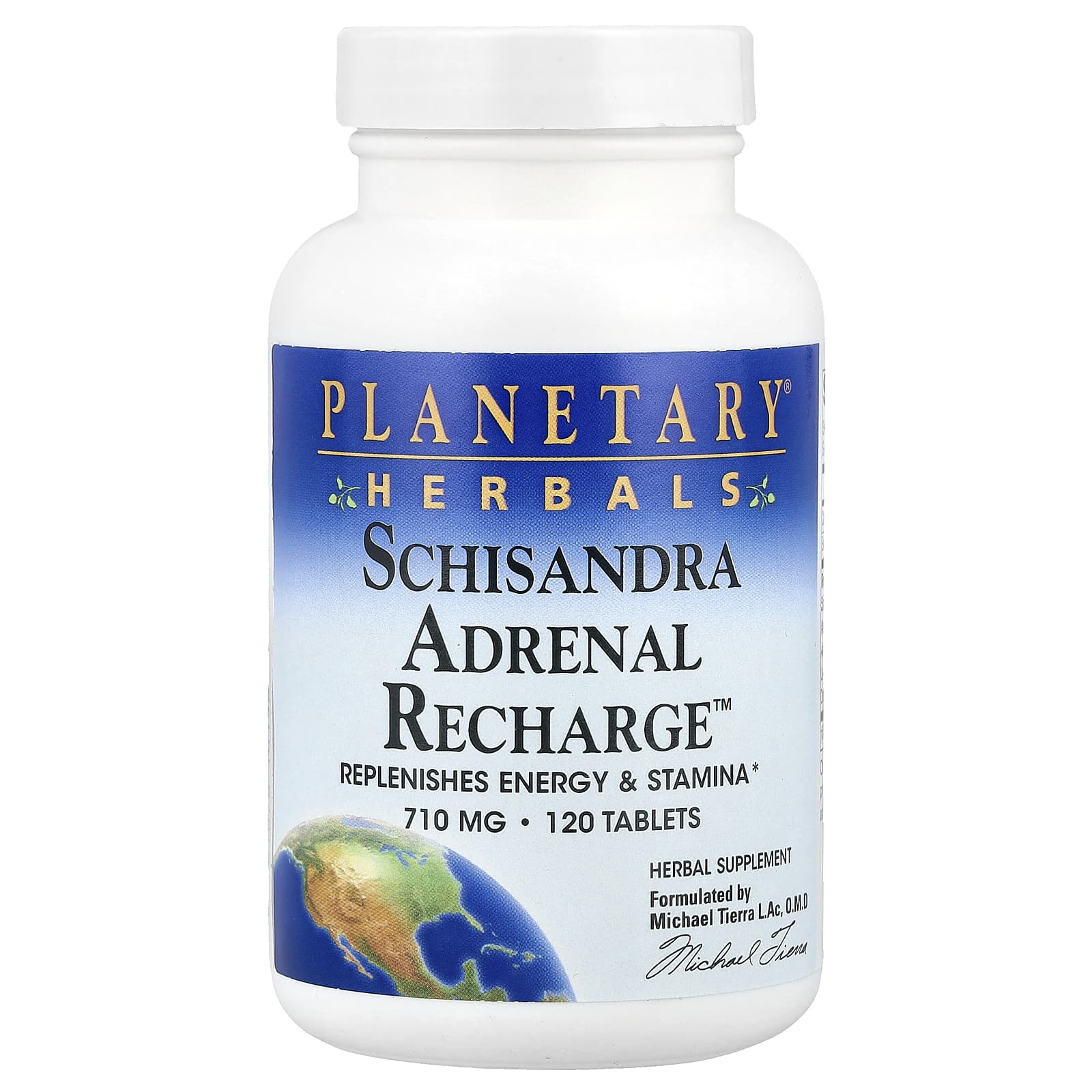 Planetary Herbals Schisandra Adrenal Recharge – 120 comprimés — Tunisie