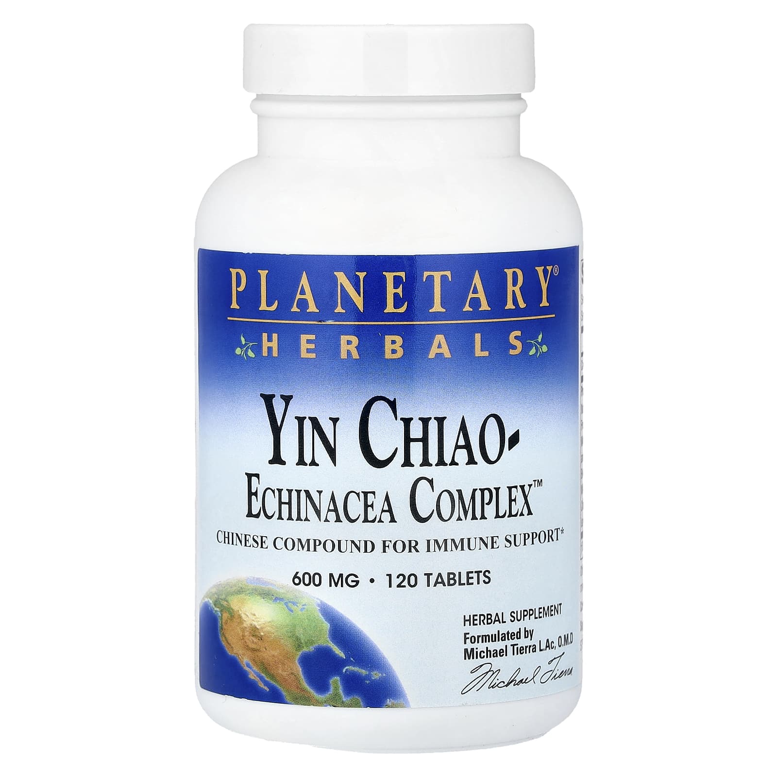 Planetary Herbals Yin Chiao-Echinacea Complex – 120 comprimés — Tunisie