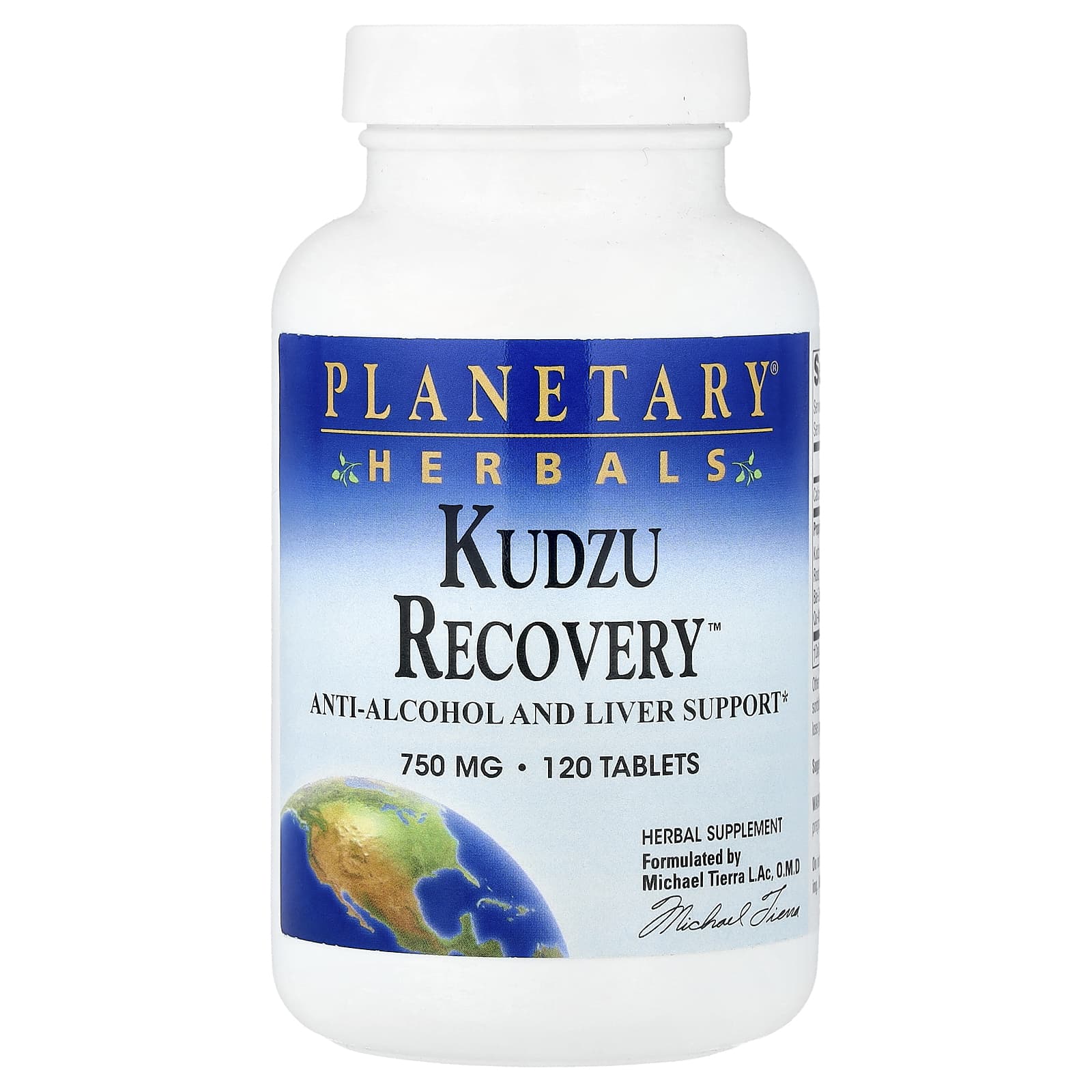 Planetary Herbals Kudzu Recovery – 120 comprimés — Tunisie