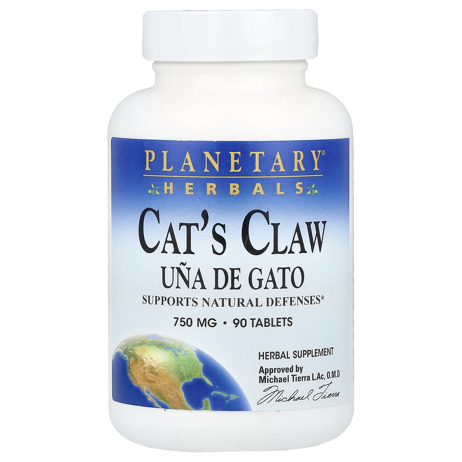Planetary Herbals Cat's Claw – 90 comprimés — Tunisie