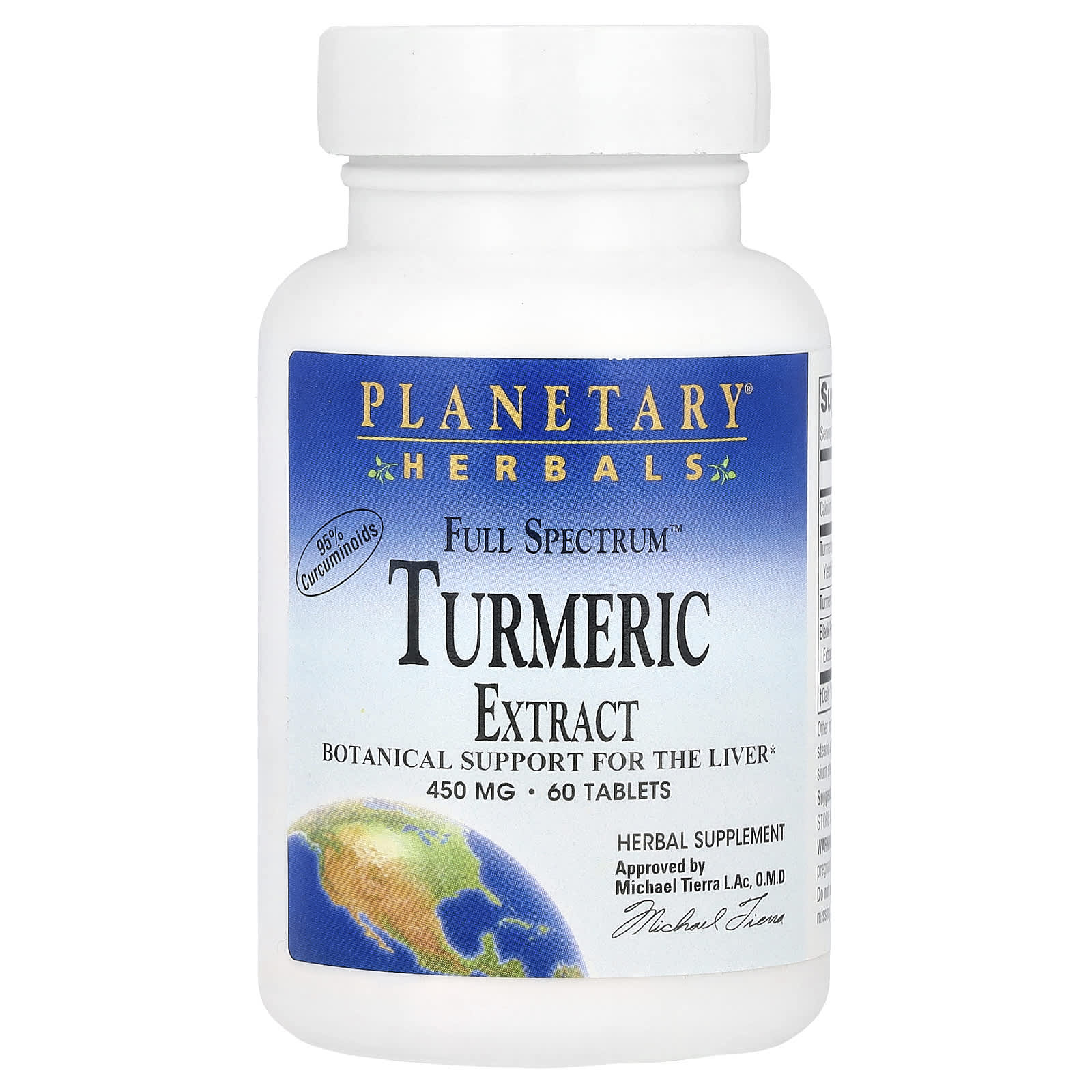 Planetary Herbals Full Spectrum Turmeric Extract – 60 comprimés — Tunisie