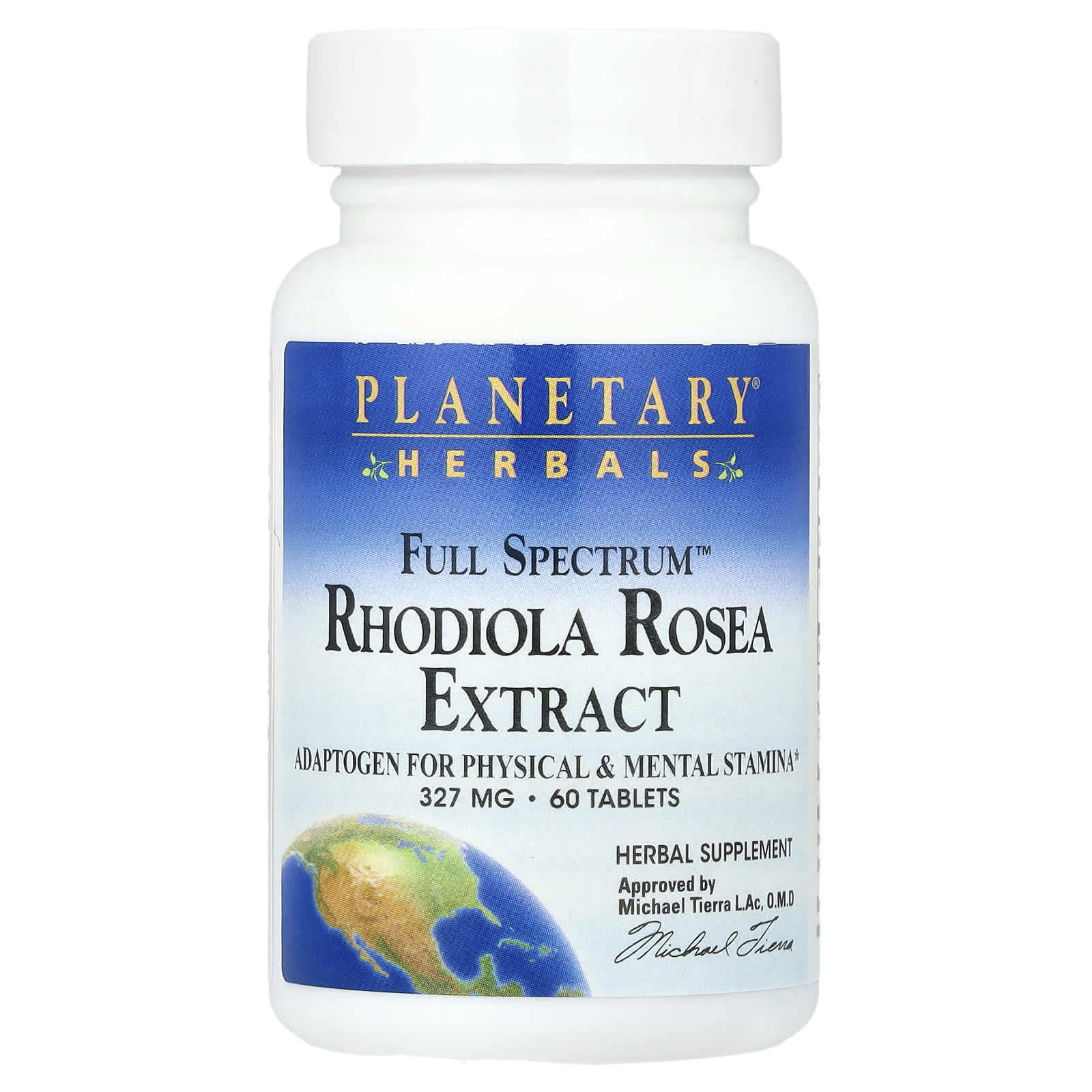 Planetary Herbals Full Spectrum Rhodiola Rosea Extract – 60 comprimés — Tunisie