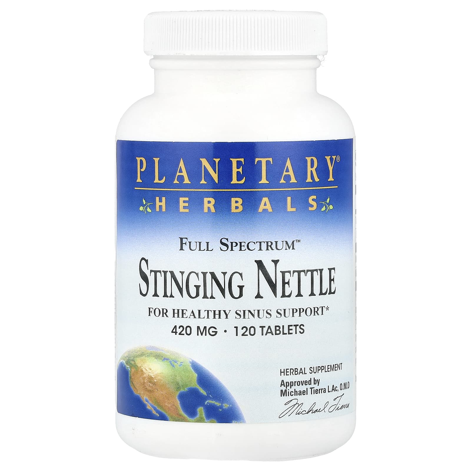 Planetary Herbals Full Spectrum Stinging Nettle – 120 comprimés — Tunisie