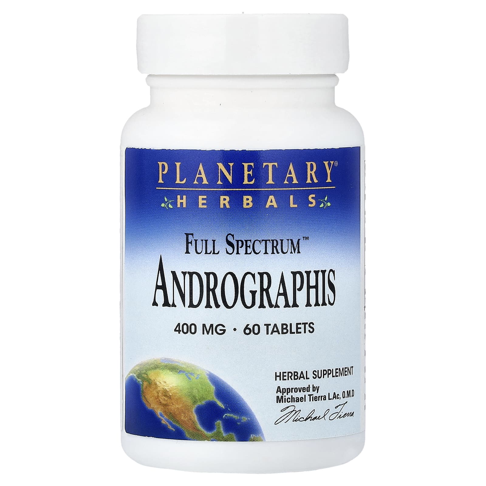 Planetary Herbals Full Spectrum Andrographis – 60 comprimés — Tunisie