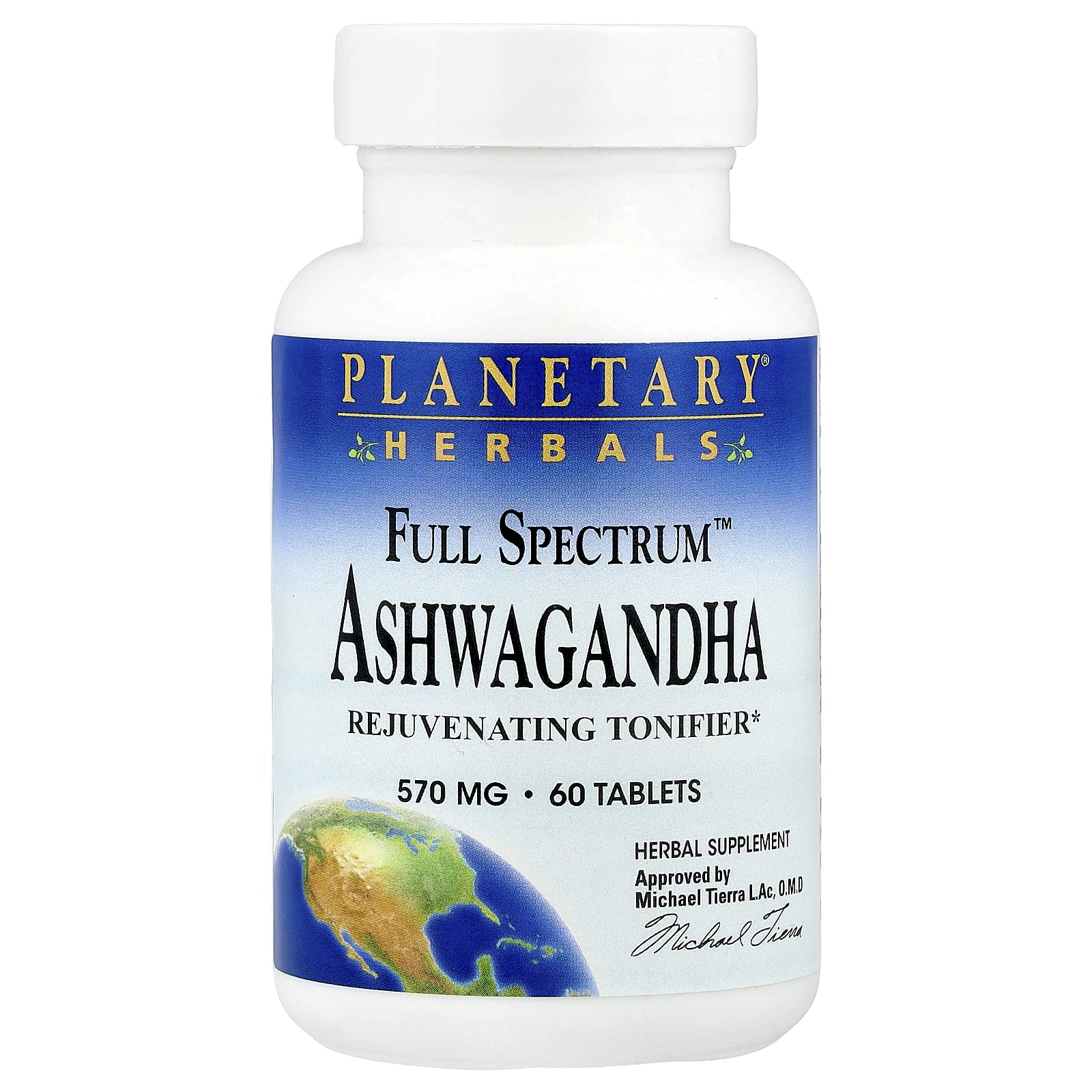 Planetary Herbals Full Spectrum Ashwagandha – 60 comprimés — Tunisie