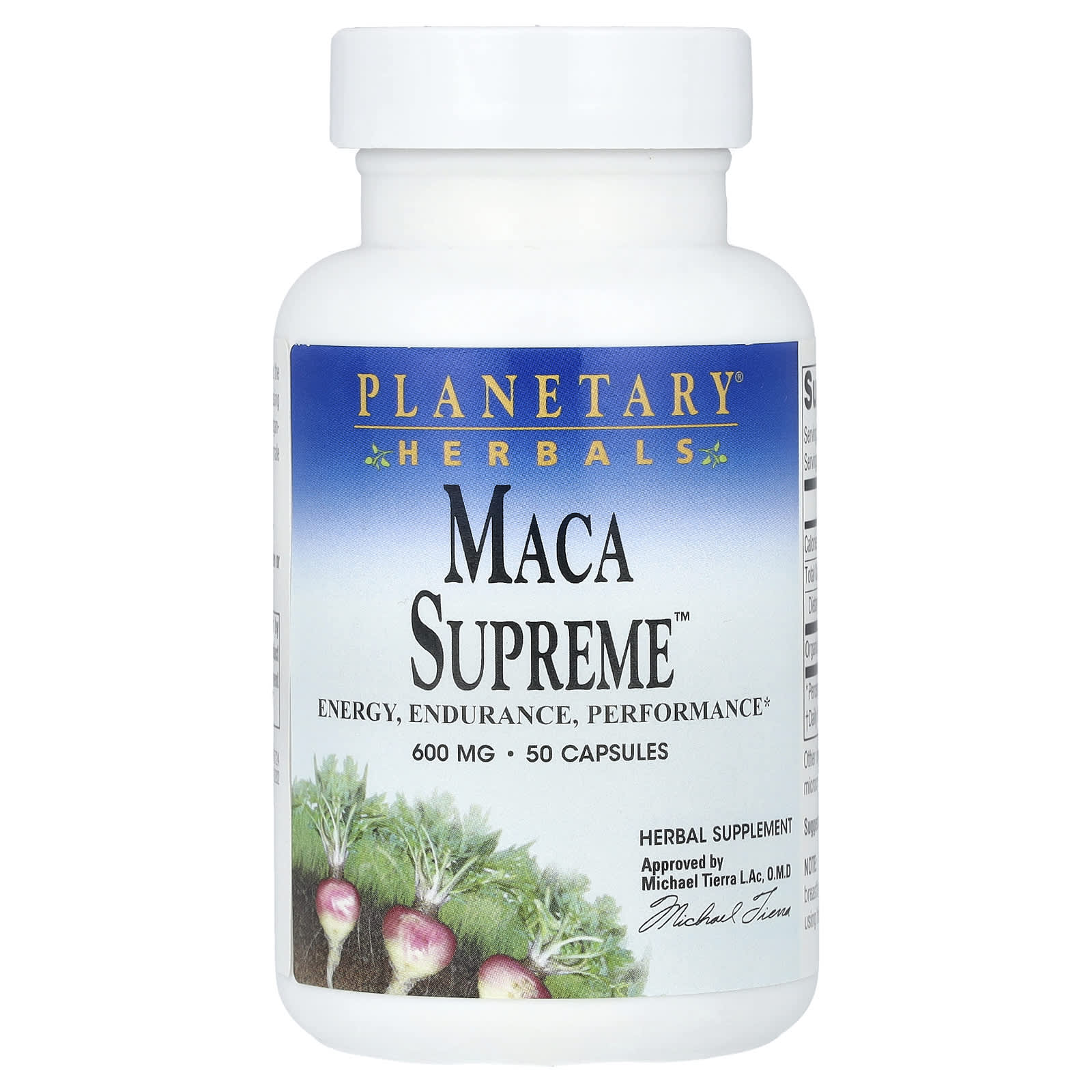 Planetary Herbals Maca Supreme – 50 gélules — Tunisie