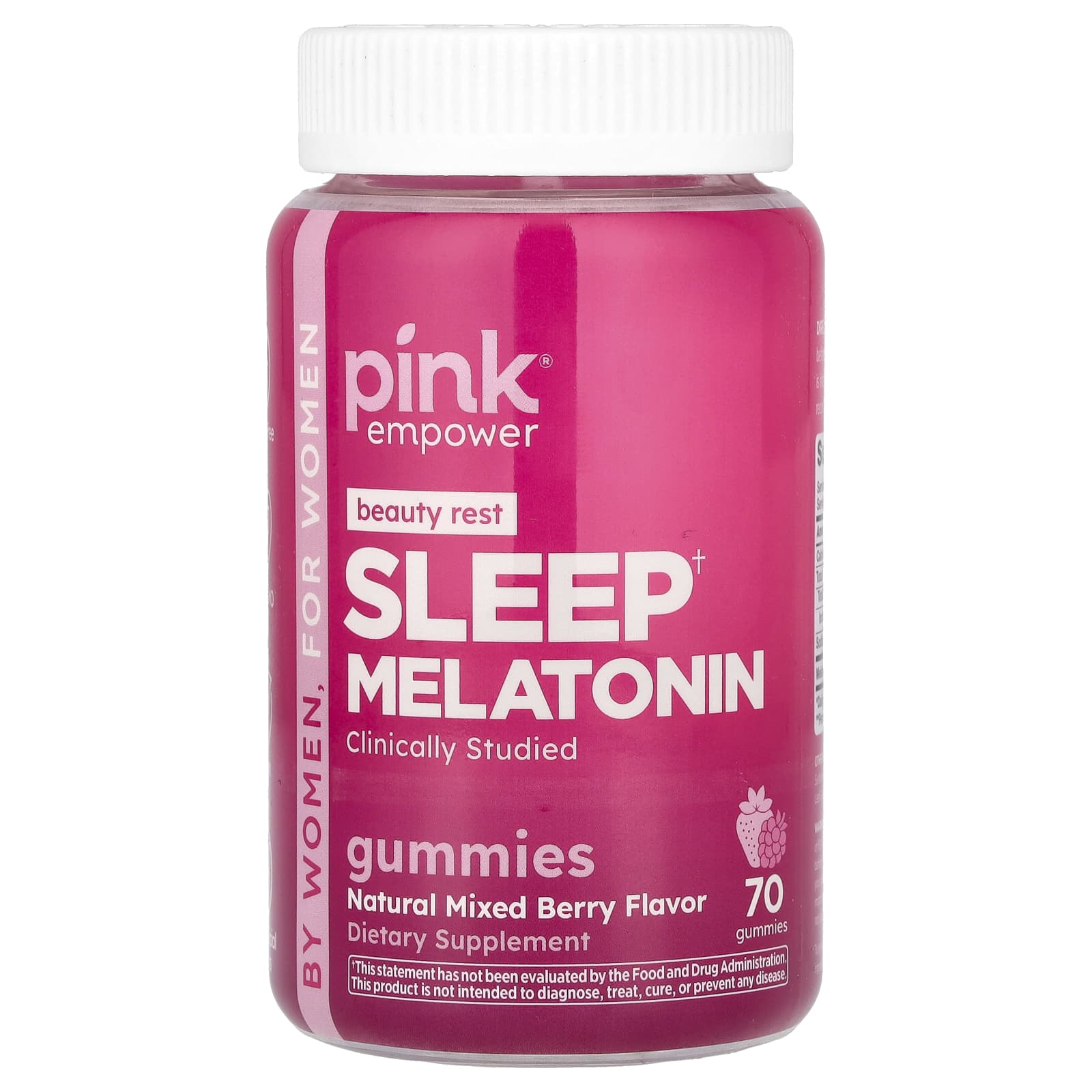 Pink Sleep Melatonin Gummies – Natural Mixed Berry – 70 gommes — Tunisie