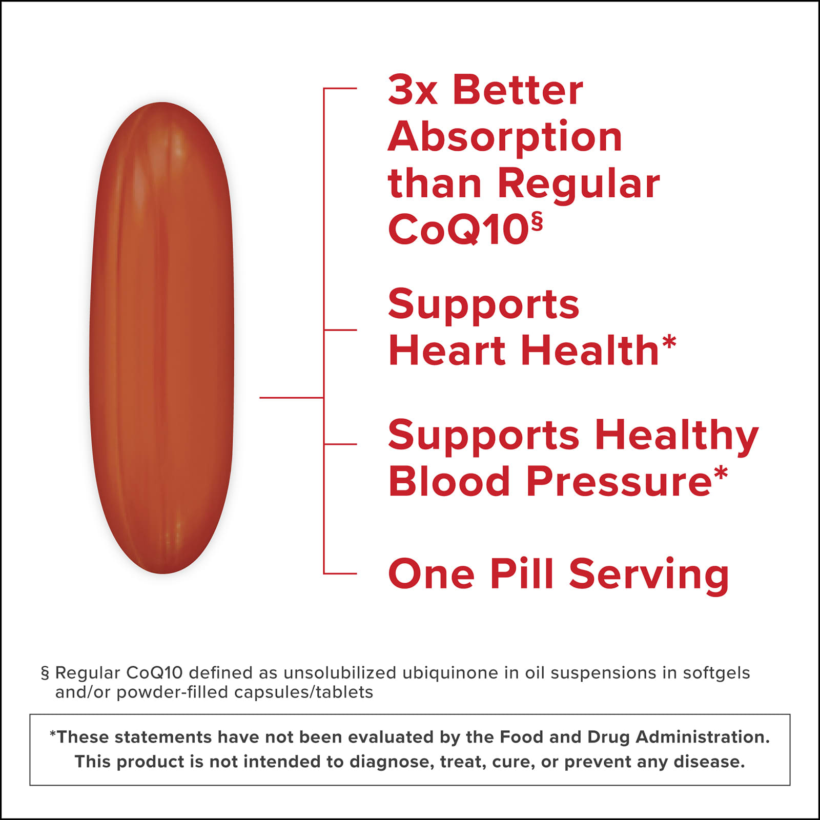 Qunol Ultra CoQ10 – 120 capsules molles — étiquette 2