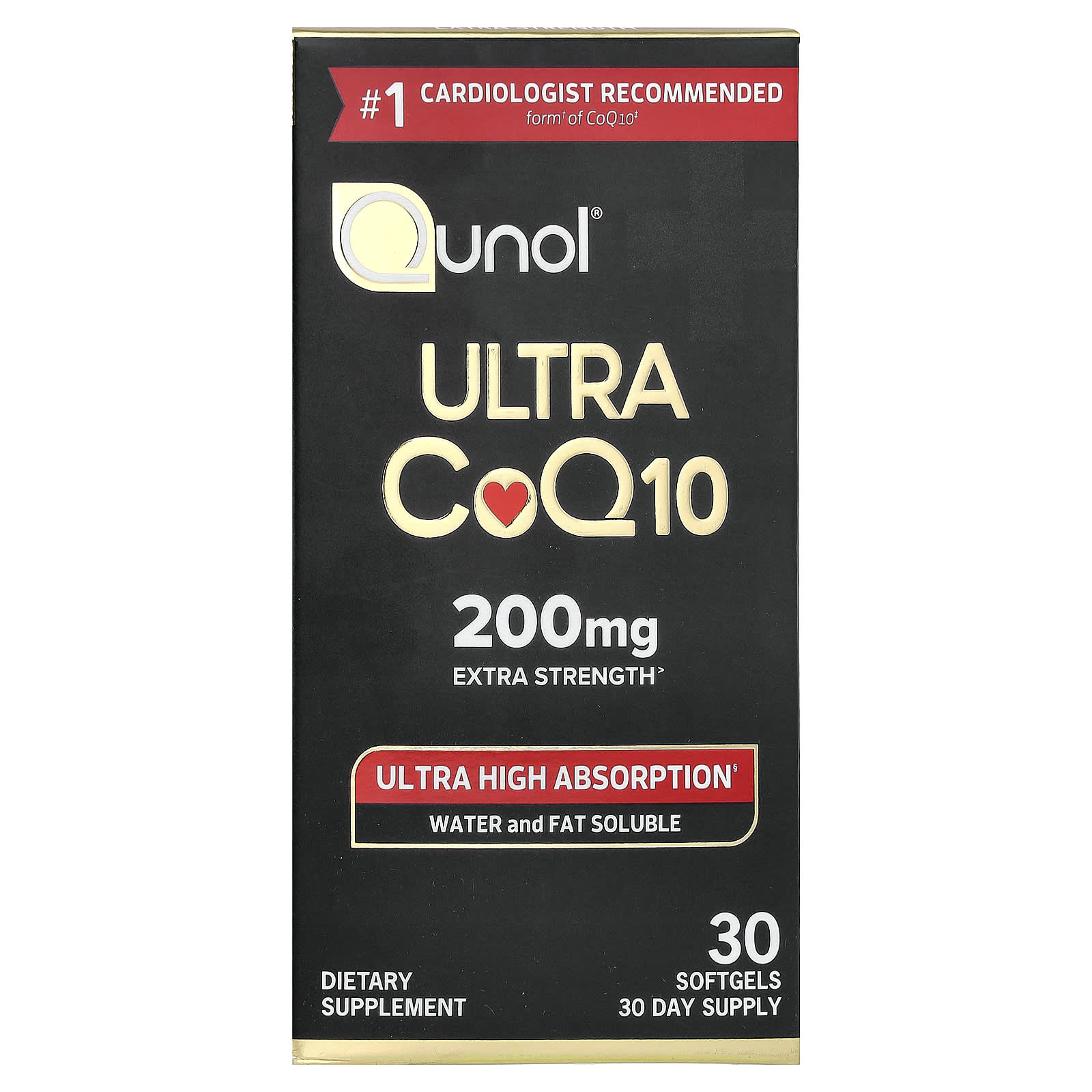 Qunol Ultra CoQ10 – 200 mg – 30 capsules molles — Tunisie