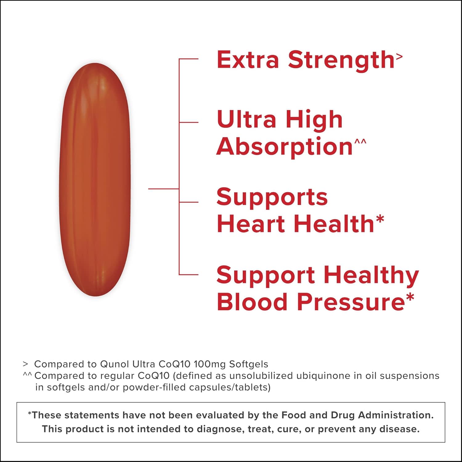 Qunol Ultra CoQ10 – 200 mg – 30 capsules molles — étiquette 4