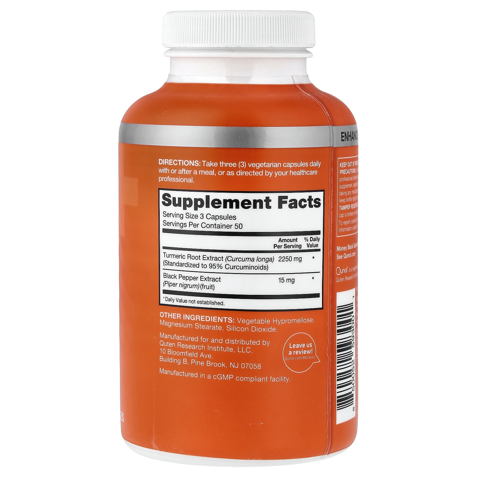 Qunol Turmeric – 150 gélules — photo 2 sur 2