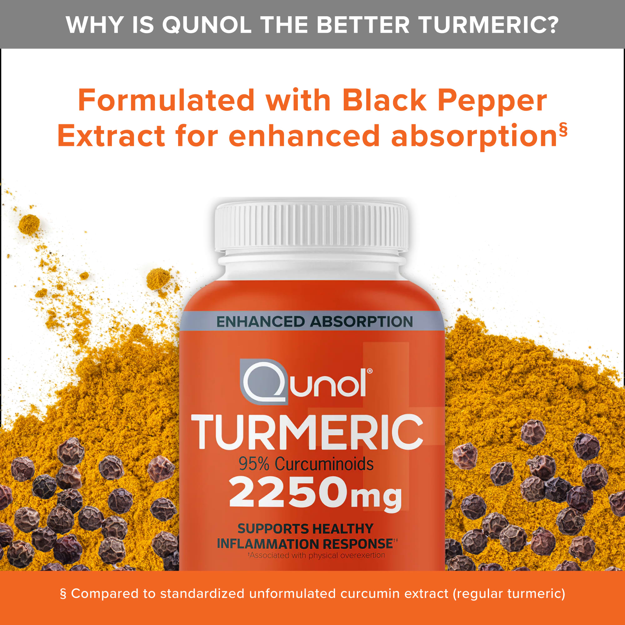 Qunol Turmeric – 150 gélules — étiquette 5