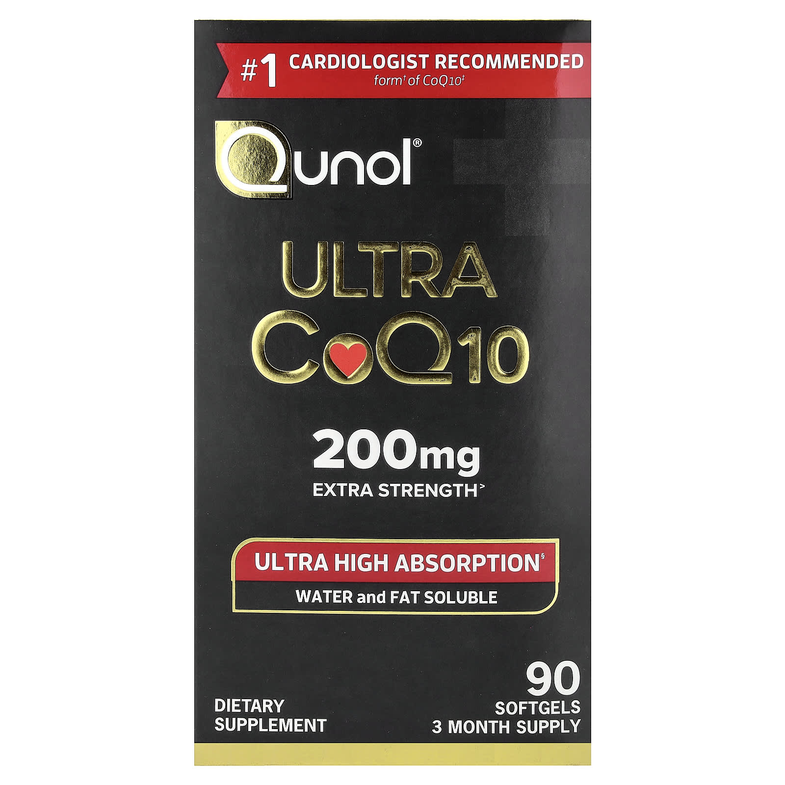 Qunol Ultra CoQ10 – 200 mg – 90 capsules molles — Tunisie