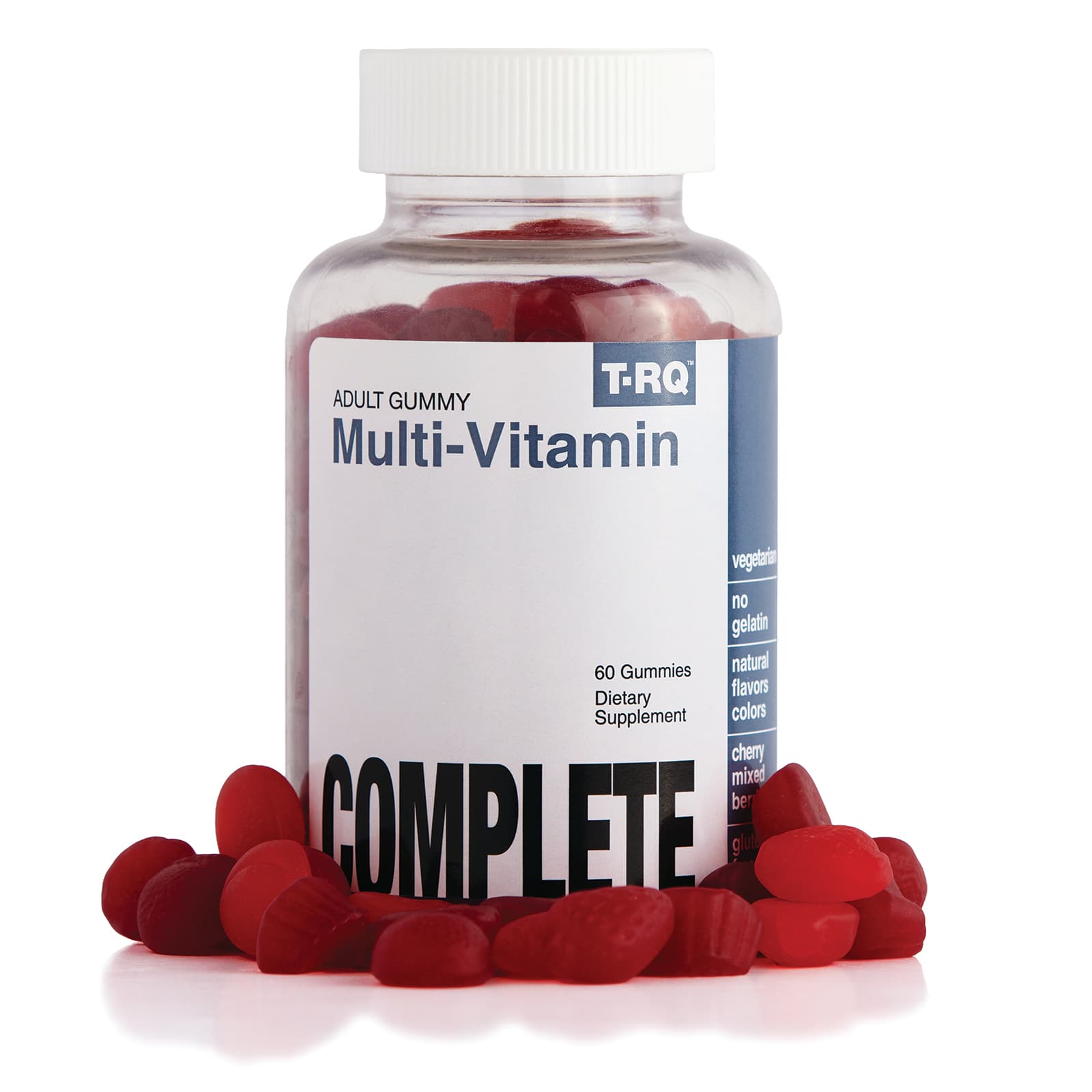T-RQ Adult Gummy, Multi-Vitamin – Cherry Mixed Berries – 60 gommes — étiquette 1