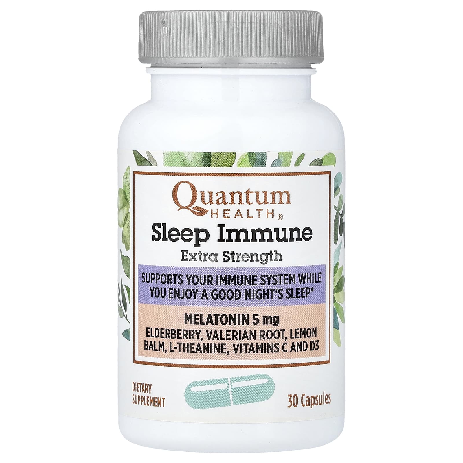 Quantum Health Sleep Immune, Melatonin – 30 gélules — Tunisie