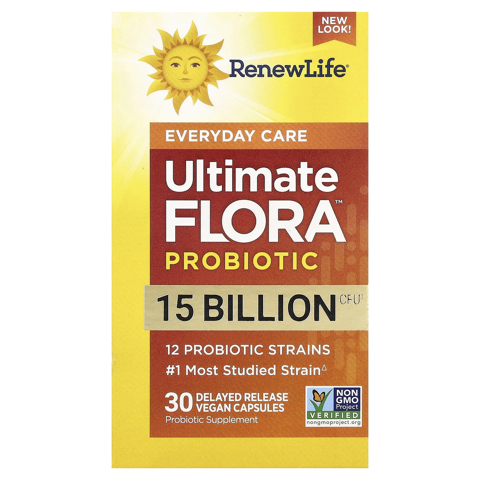 Renew Life Ultimate Flora Probiotic, 30 Delayed Release Vegan Capsules — Tunisie