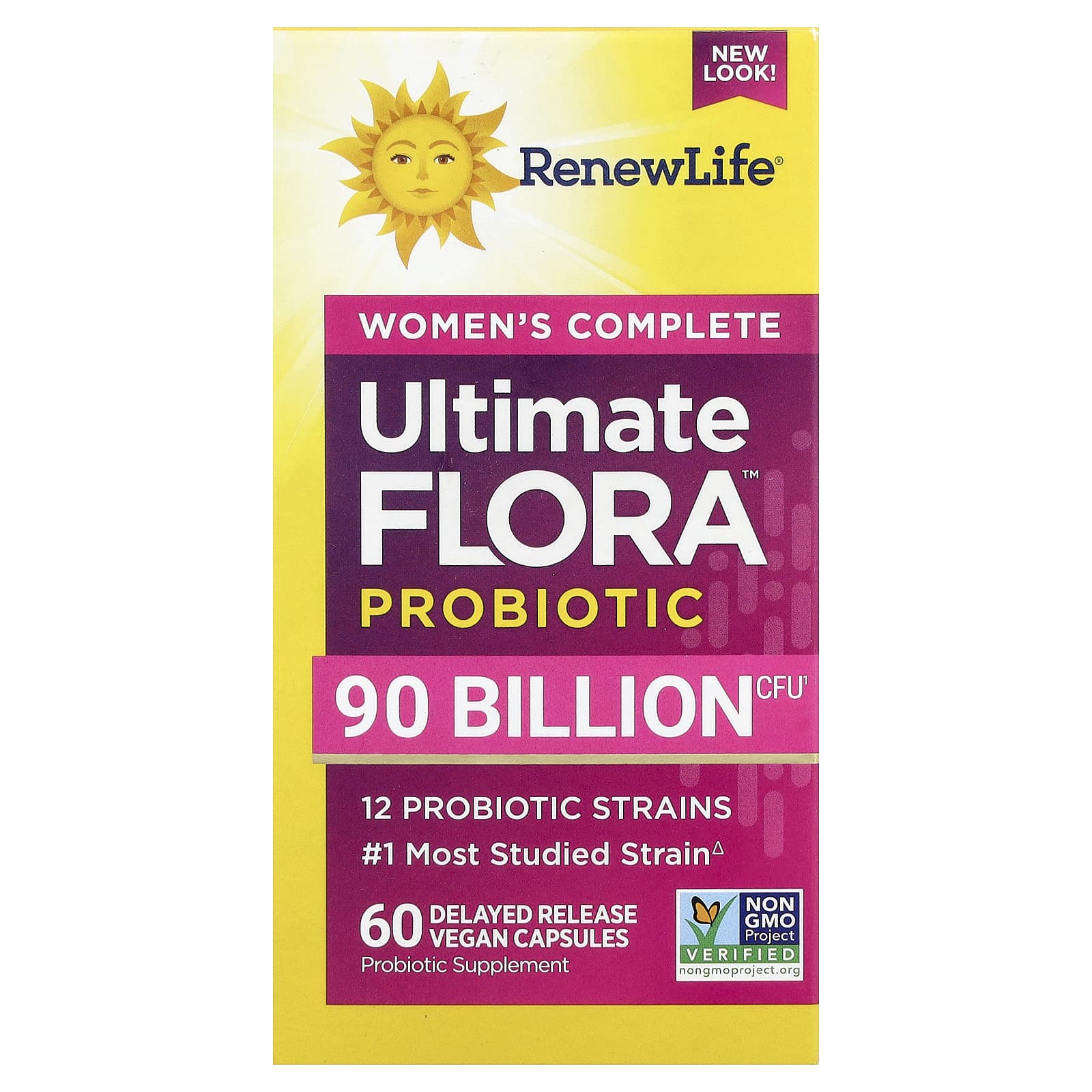 Renew Life Women's Complete, Ultimate Flora Probiotic, 60 Delayed Release Vegan Capsules — Tunisie