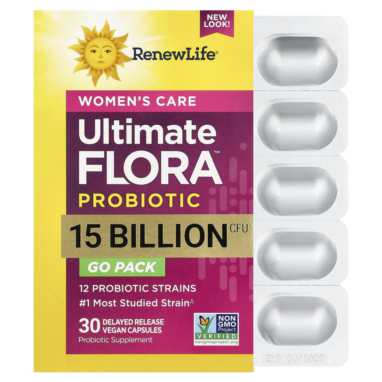 Renew Life Women's Care, Ultimate Flora Probiotic, 30 Delayed Release Vegan Capsules — Tunisie