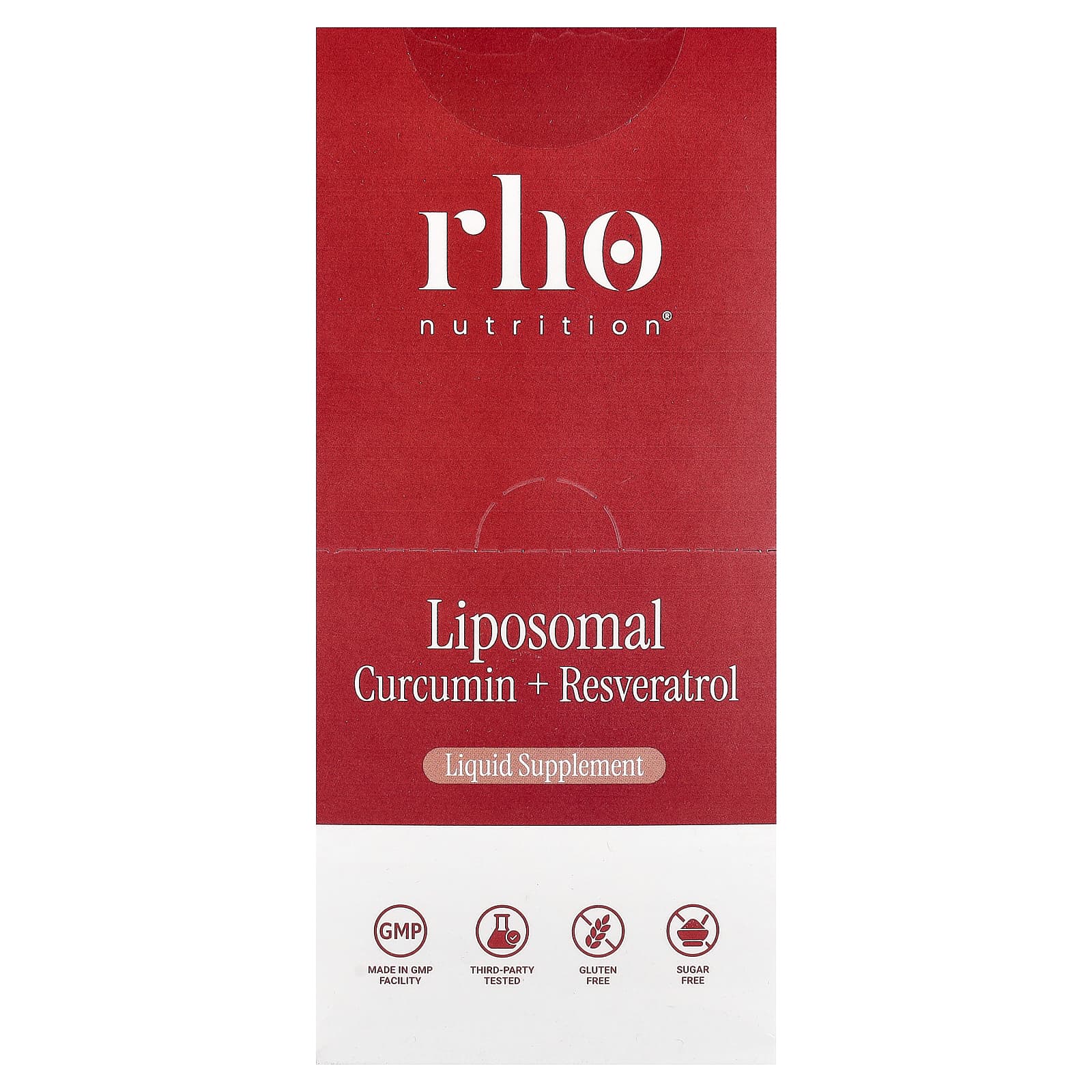 Rho Nutrition Liposomal Curcumin + Resveratrol – 8 ml — Tunisie