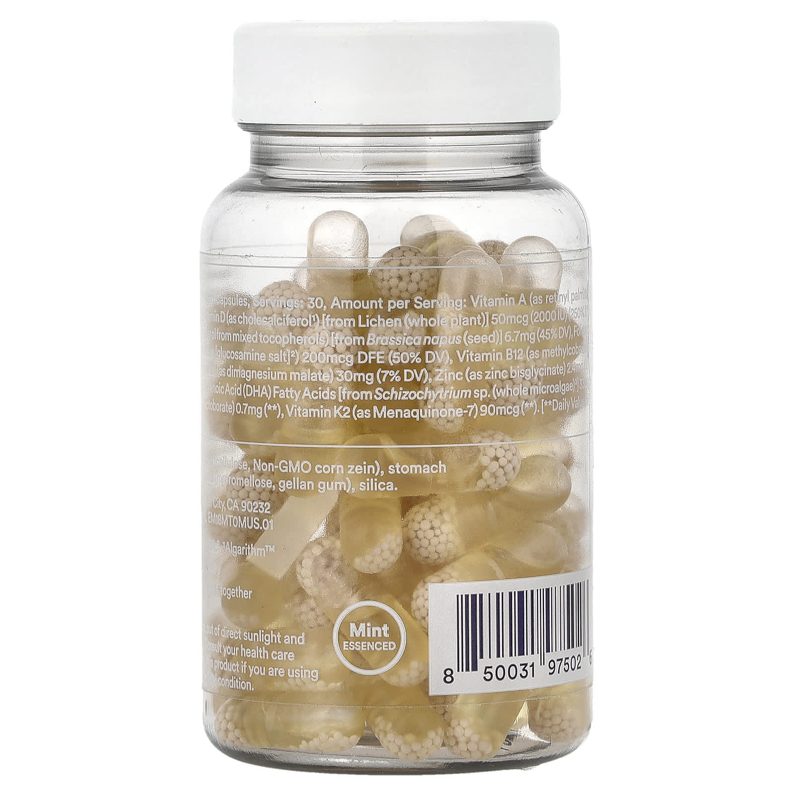 Ritual Essential For Men – Mint – 60 gélules véganes — étiquette 1