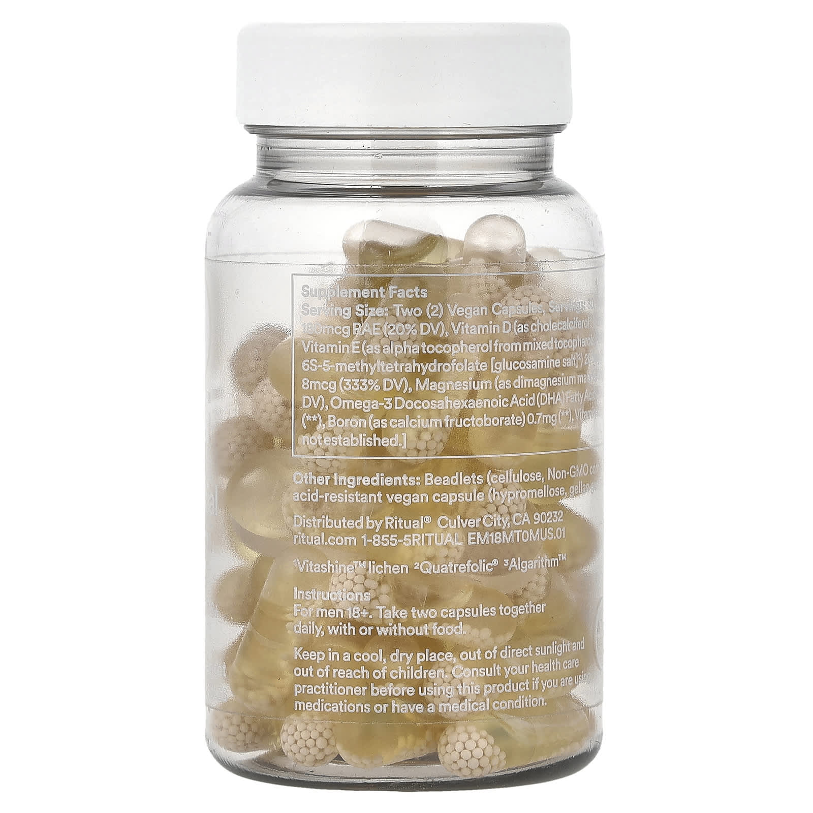 Ritual Essential For Men – Mint – 60 gélules véganes — photo 2 sur 2