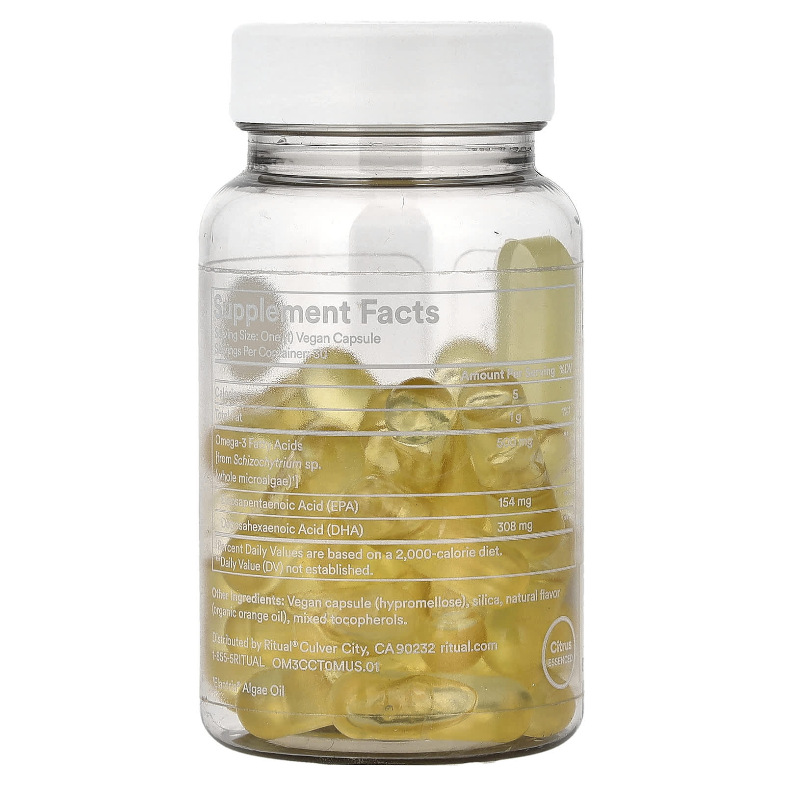 Ritual Omega 3 – Citrus – 30 gélules véganes — photo 2 sur 2