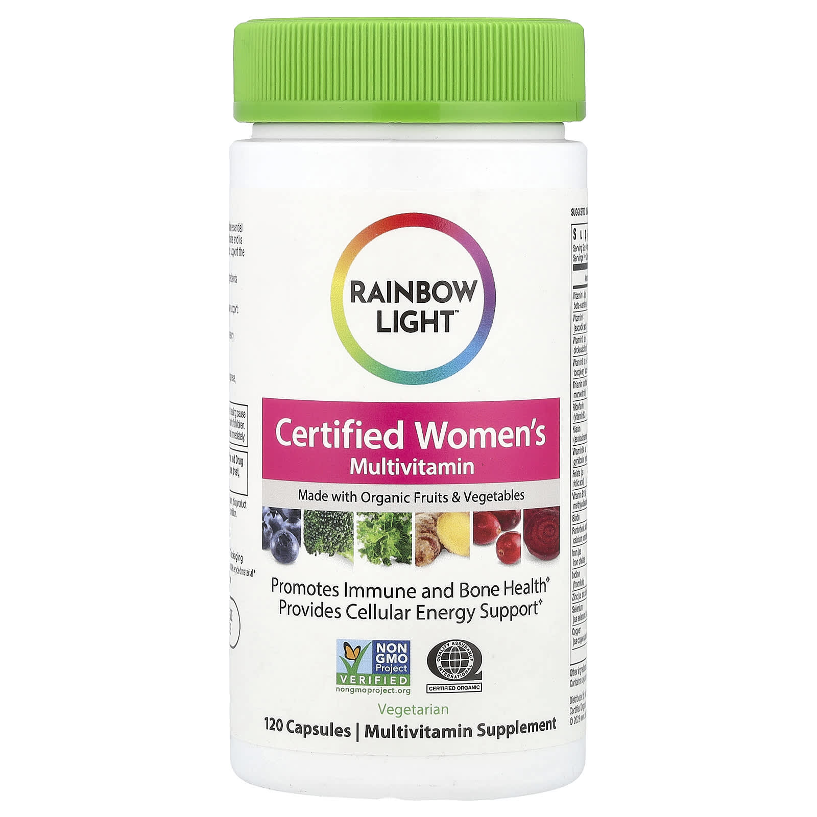 Rainbow Light Certified Women's Multivitamin – 120 gélules — Tunisie