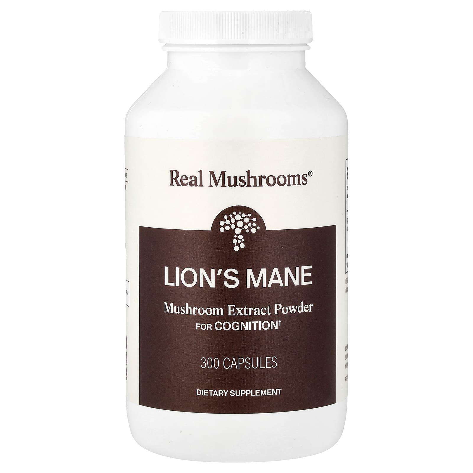 Real Mushrooms Lion's Mane, Mushroom Extract Powder – 300 gélules — Tunisie