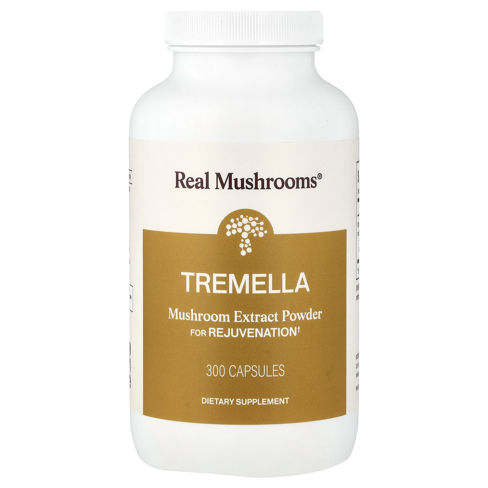 Real Mushrooms Tremella, Mushroom Extract Powder – 300 gélules — Tunisie