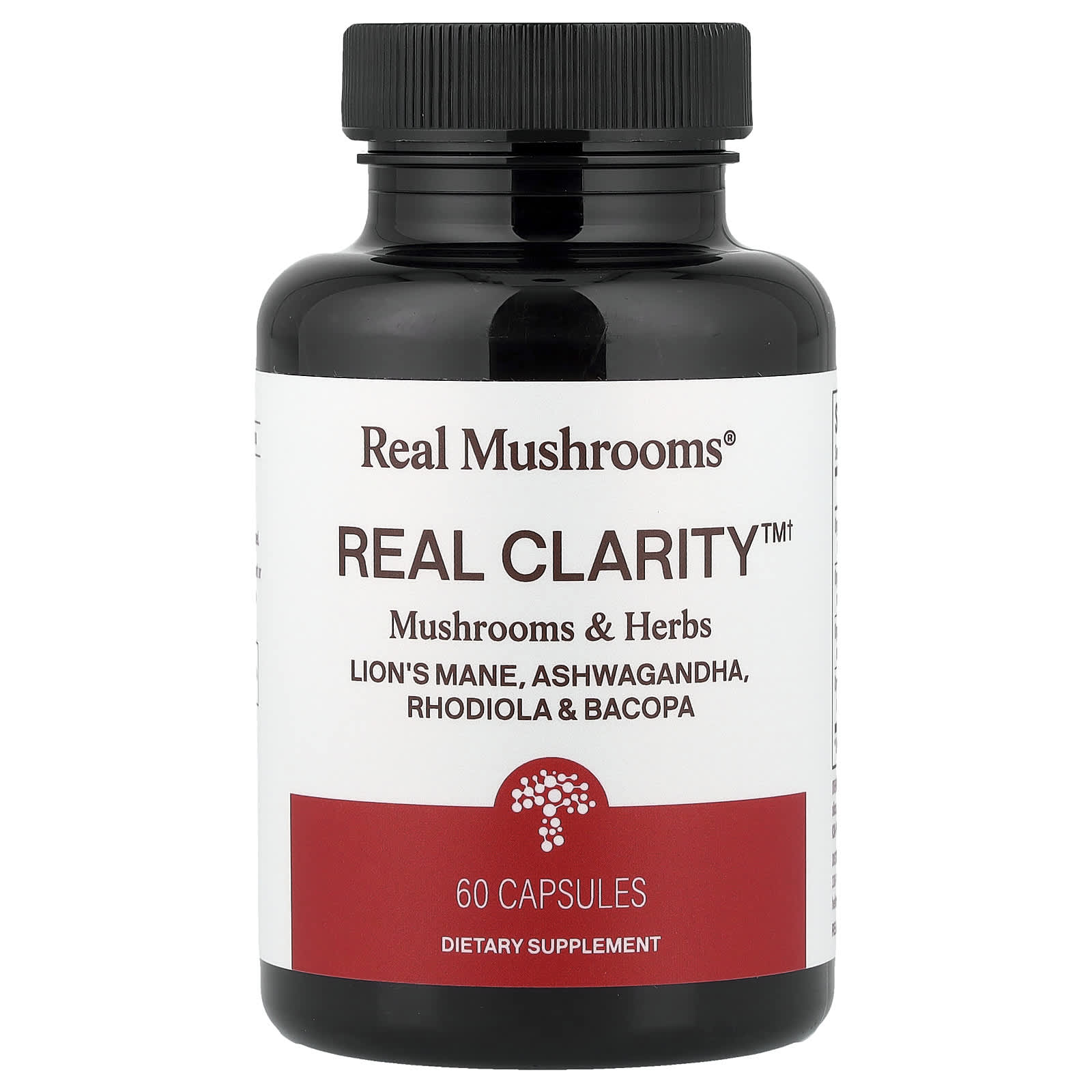 Real Mushrooms RealClarity, Mushrooms & Herbs – 60 gélules — Tunisie